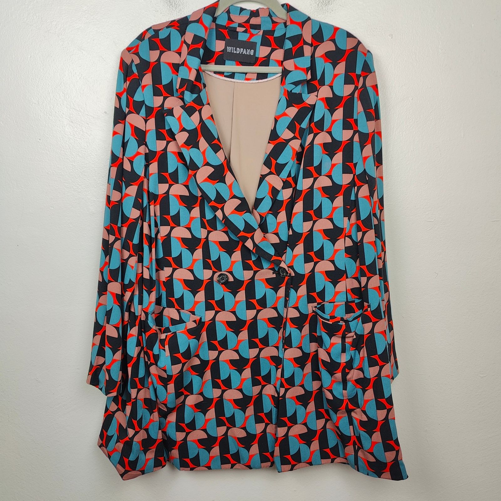 Other Wildfang The Empower Double Breasted Blazer & Slim Pant Size XXL / US 16-18 / IT 52-54 - 2 Thumbnail