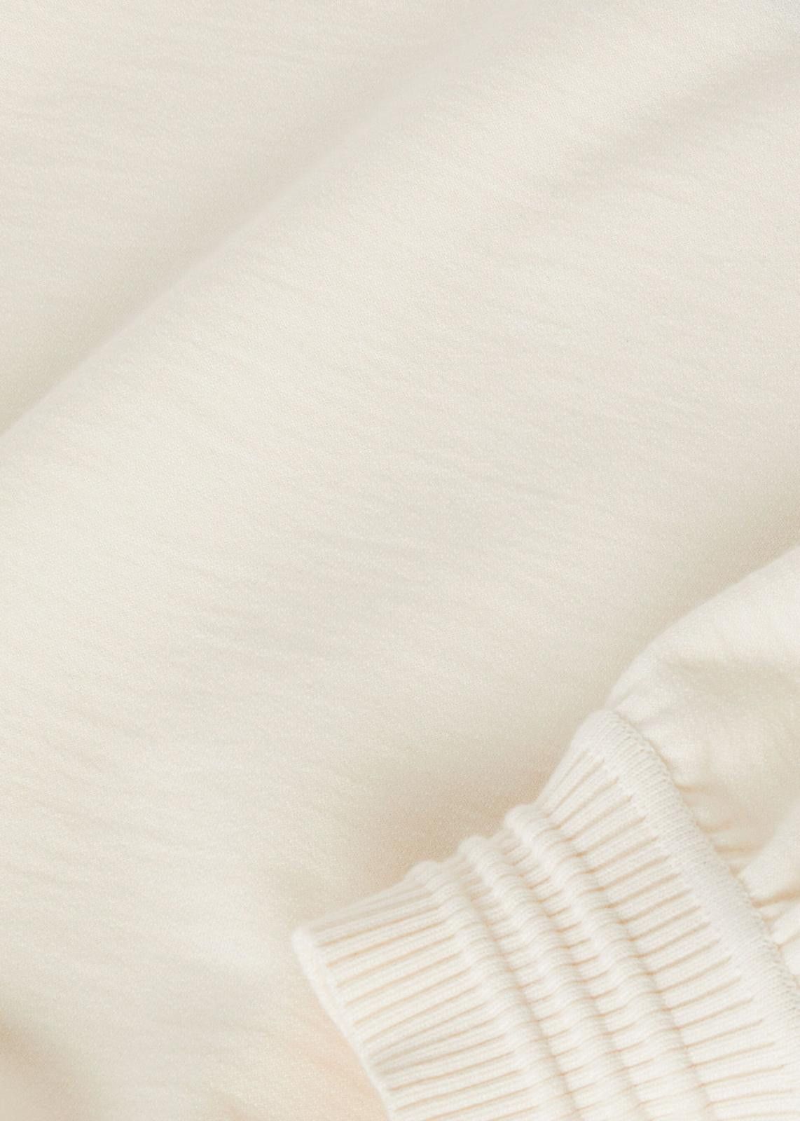 Loro Piana o1srvl11e0425 FAN9963 Cocooning Soft Sweatshirt in White Size M / US 6-8 / IT 42-44 - 3 Thumbnail