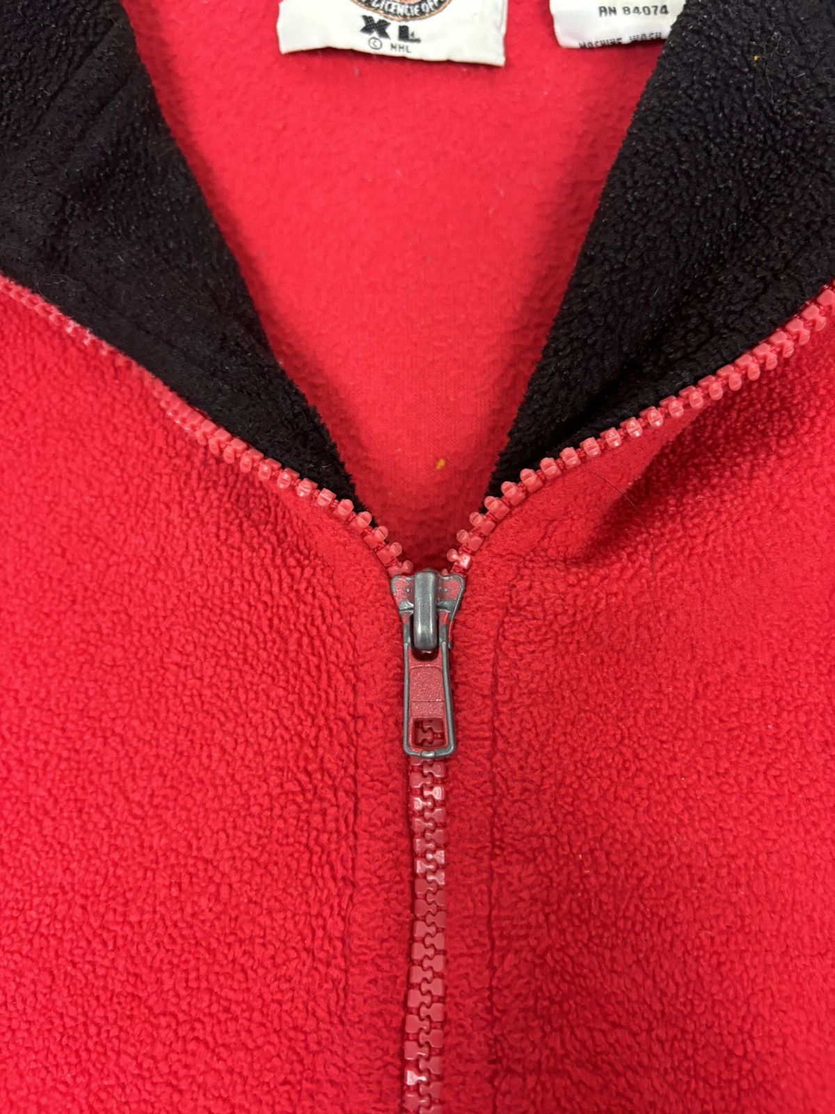 NHL Vintage Detroit red wings fleece full zip up Size US XL / EU 56 / 4 - 2 Thumbnail