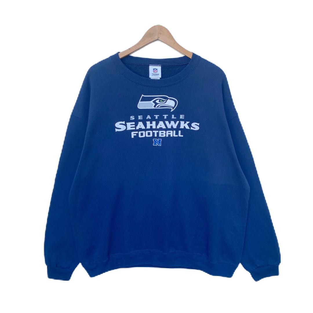 NFL SEATTLE SEAHAWKS NFL SWEATSHIRT XL BAGGY PULLOVER Size US XL / EU 56 / 4 - 1 Thumbnail