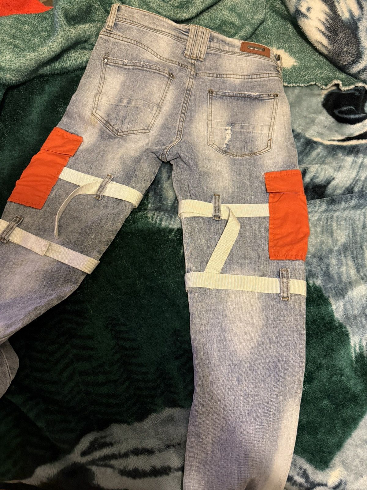 Other Jeans preme denim cargo pants jeans zipper Size US 30 / EU 46 - 4 Thumbnail
