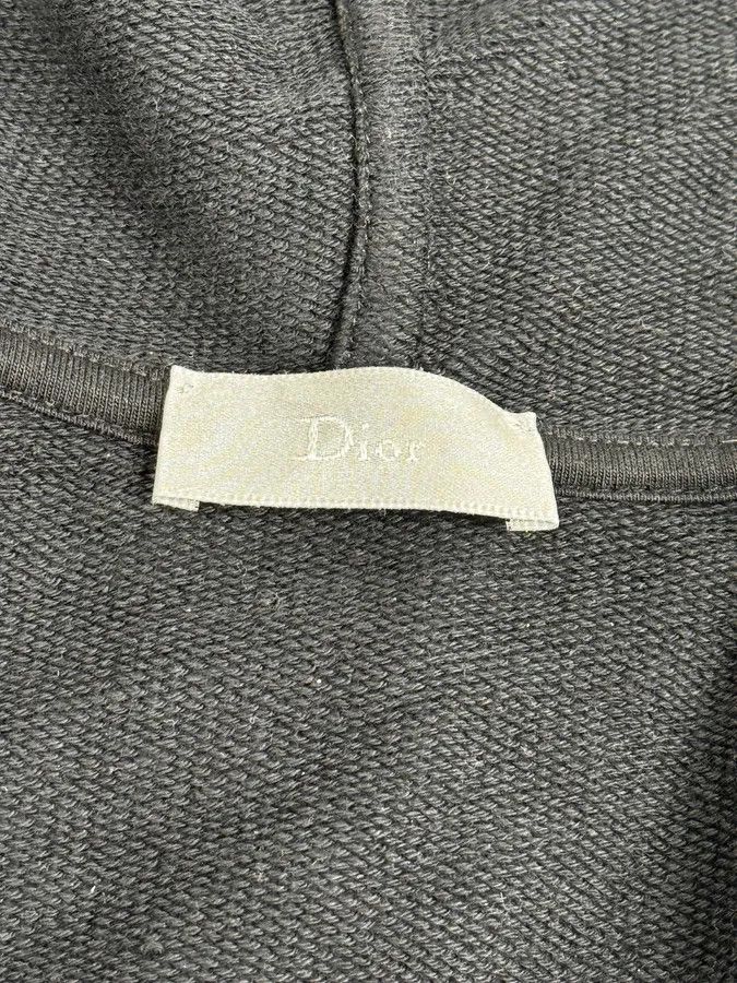 Dior AW2011 Dior Navy & Grey Studded Zip-up Hoodie Size US S / EU 44-46 / 1 - 11 Thumbnail
