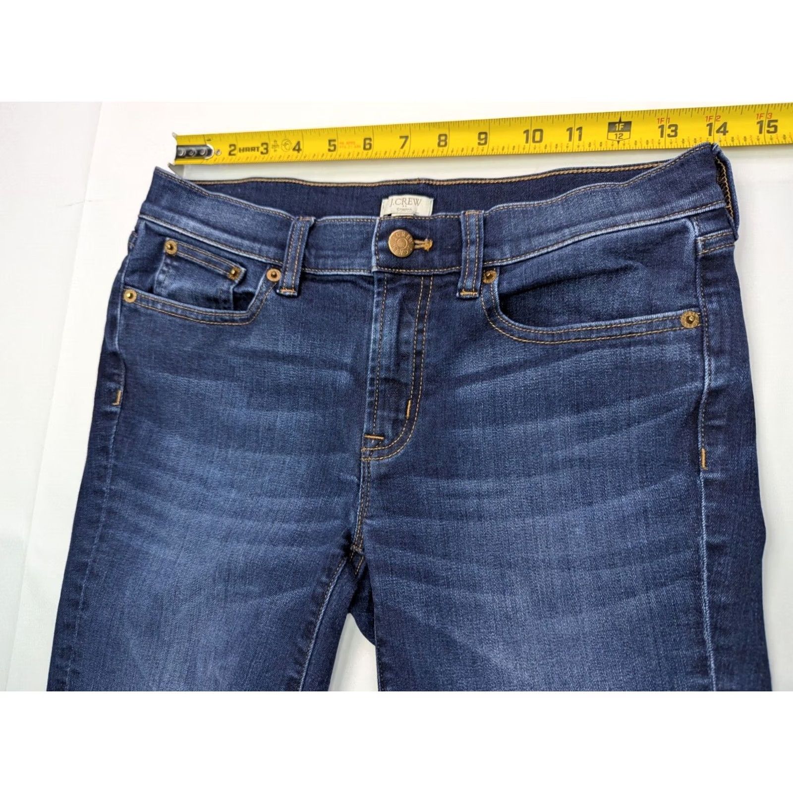 J.Crew J.CREW Stretch Skinny Jeans Women 28 Blue E7294 Skinny Modern 5-Pocket Denim Woman Jeans M/L - 28x29.5 / 27x30 tag adjustable size XX Size 28" / US 6 / IT 42 - 5 Thumbnail