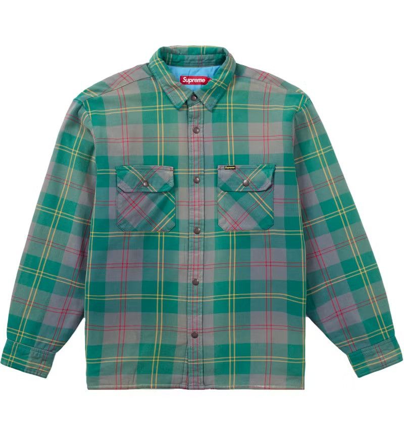 Supreme Supreme Quilted Flannel Size US L / EU 52-54 / 3 - 1 Thumbnail