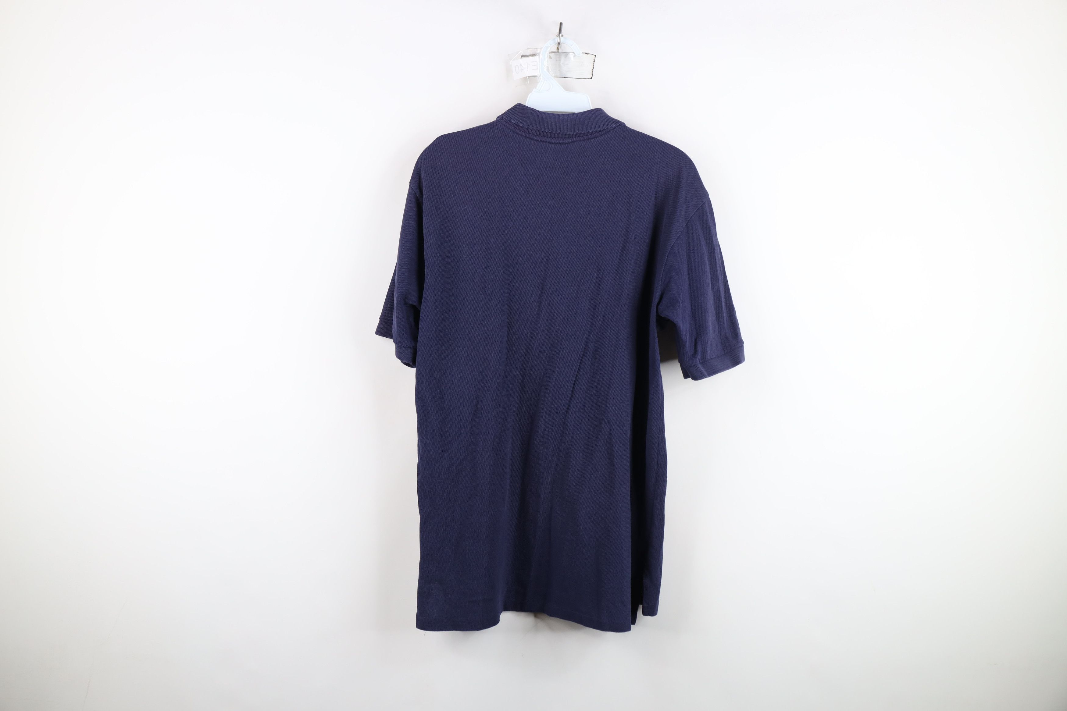 Vintage Vintage 90s University of Michigan Collared Polo Blue USA Size US L / EU 52-54 / 3 - 11 Thumbnail