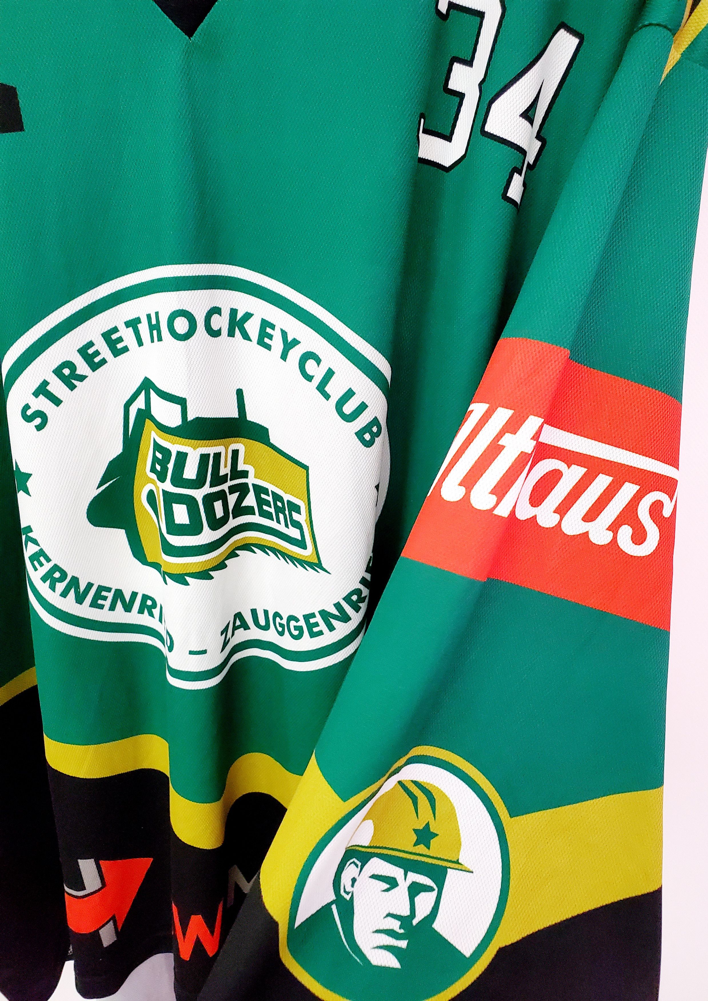 NHL × Vintage Street Hockey Club Bulldozers Switzerland Ochsner Jersey Size US XXL / EU 58 / 5 - 4 Thumbnail