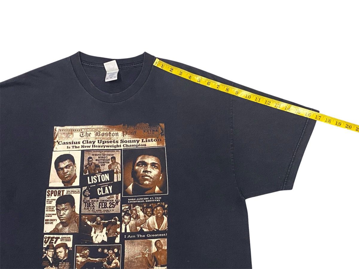 Vintage Vintage Muhammad Ali Cassius Clay Vs Sonny Liston T-Shirt Size US XXL / EU 58 / 5 - 13 Thumbnail