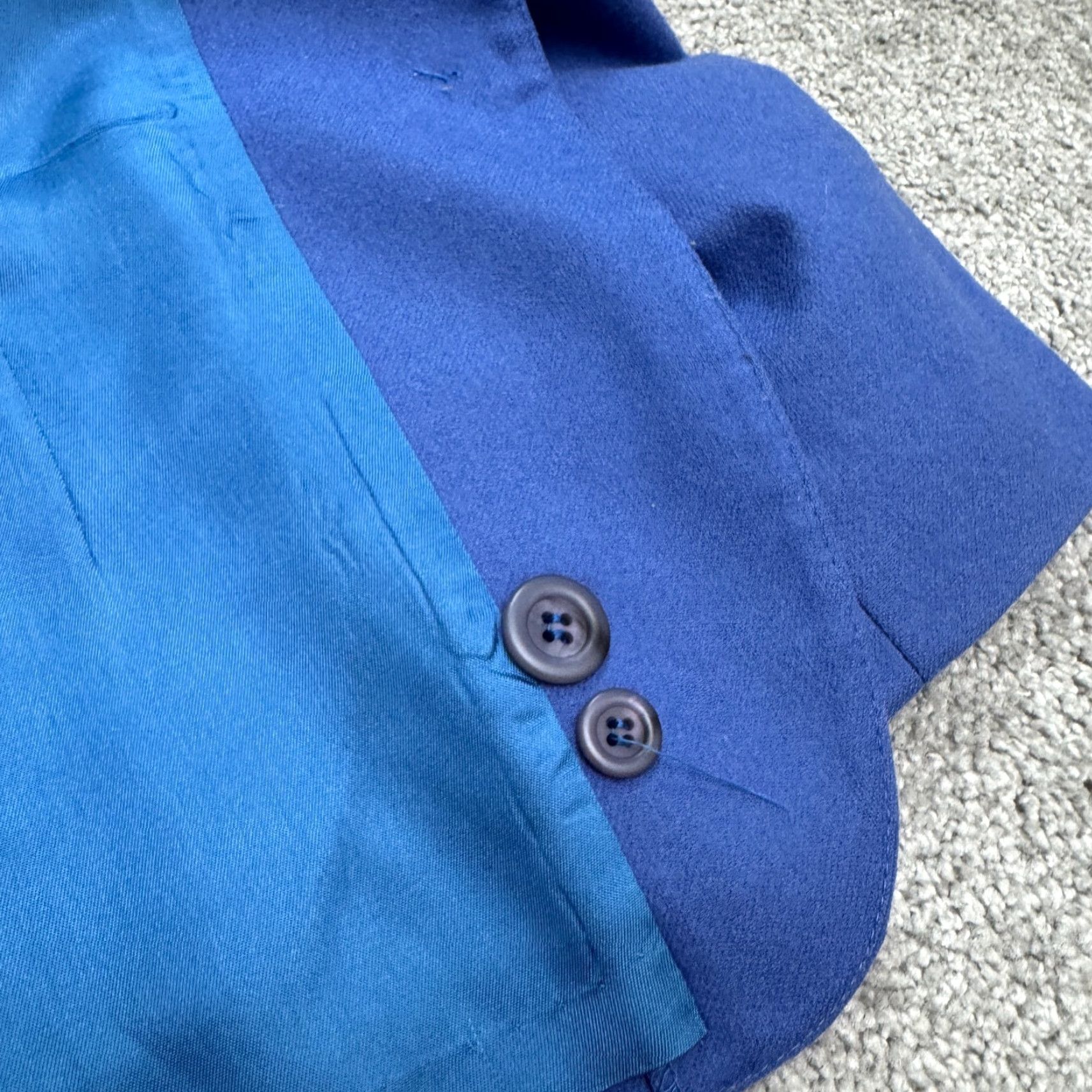 Pendleton VINTAGE Pendleton Blue Blazer Jacket Womens 18 Wool Virgin Wool Button-Front Classic Blazer Womens Size XXL / US 16-18 / IT 52-54 - 5 Thumbnail