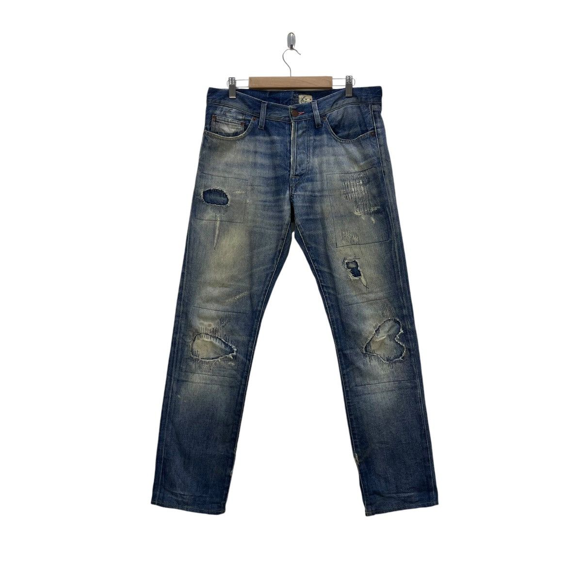 Energie 🔥Energie Made In Italy Distress Denim Size US 35 - 1 Thumbnail