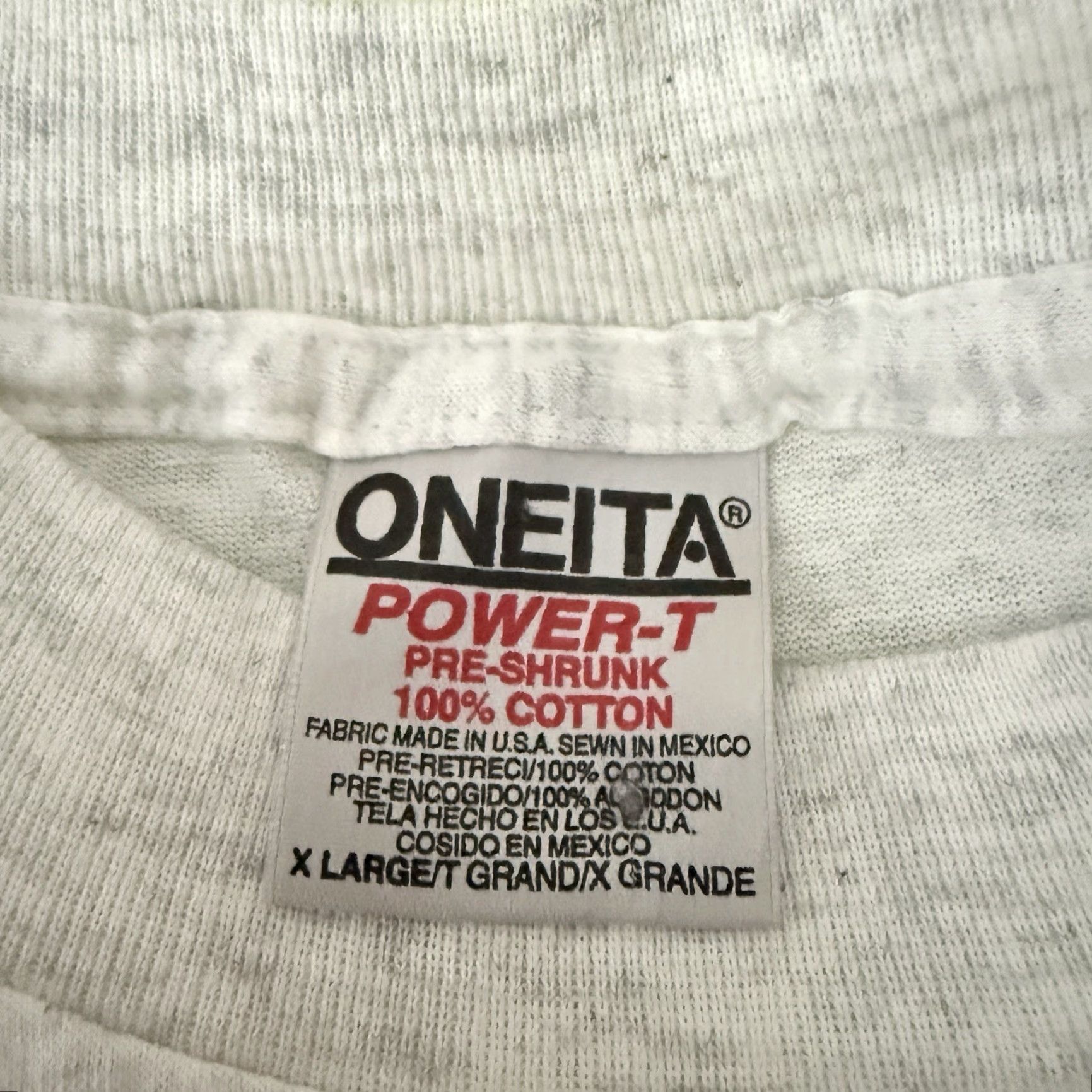 Vintage VINTAGE Oneita Big Tires BIGFOOT FOUND Gray Graphic Tee Mens XL Single Stitch Size US XL / EU 56 / 4 - 5 Thumbnail