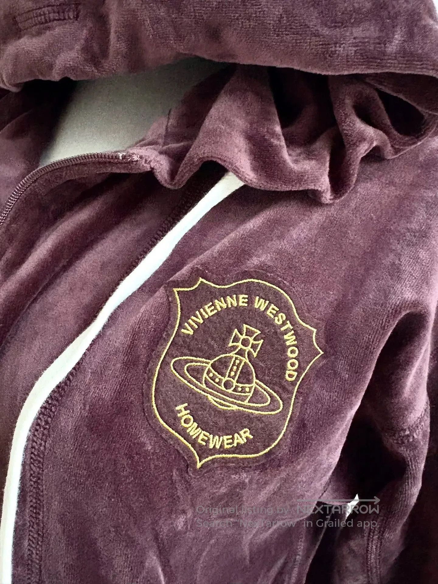 Vivienne Westwood vivienne westwood burgundy velvet witch hooded sweatshirt. Size M / US 6-8 / IT 42-44 - 3 Thumbnail