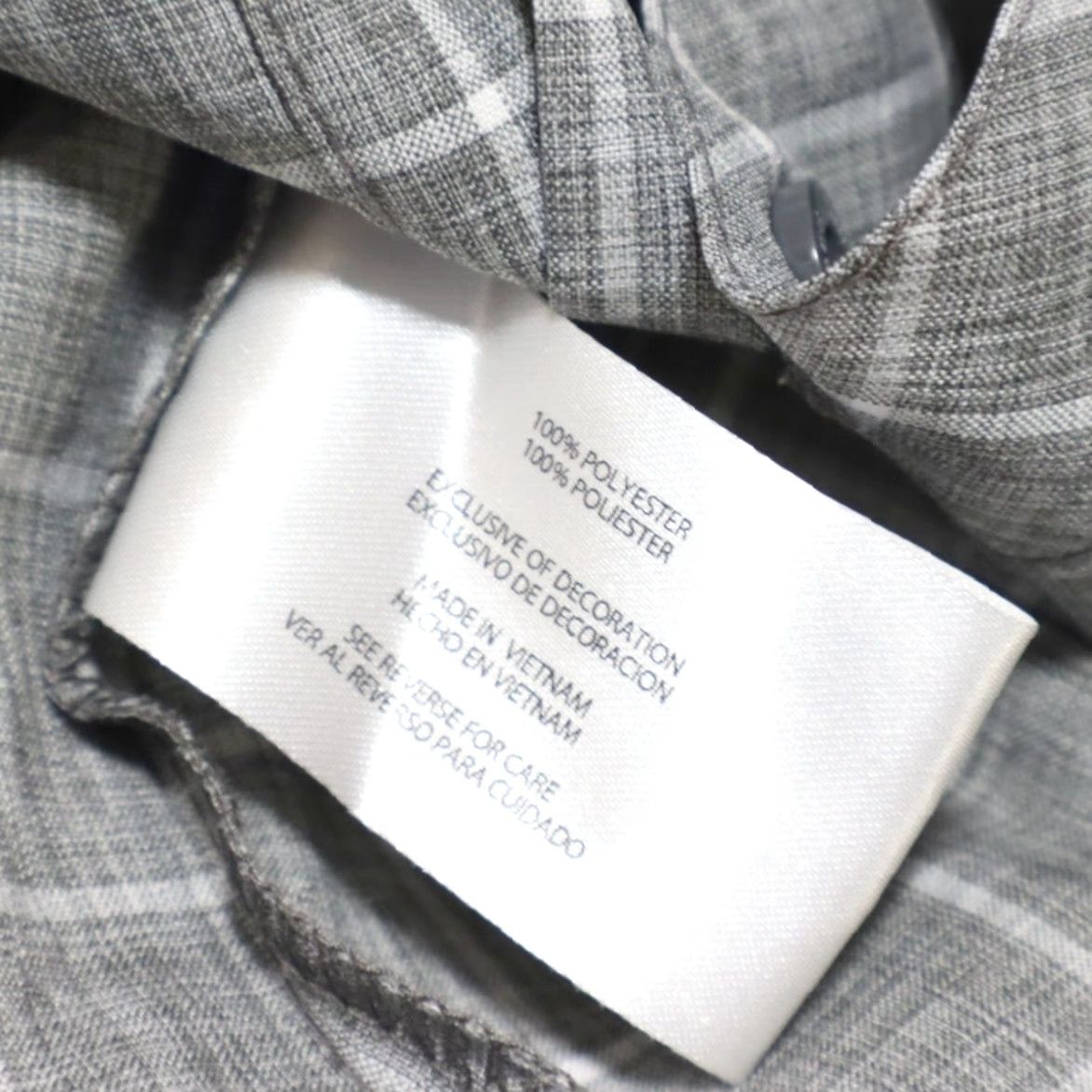 Orvis Orvis Shirt Polyester Plaid Button Up Gray Men 2XL Size US XXL / EU 58 / 5 - 7 Thumbnail
