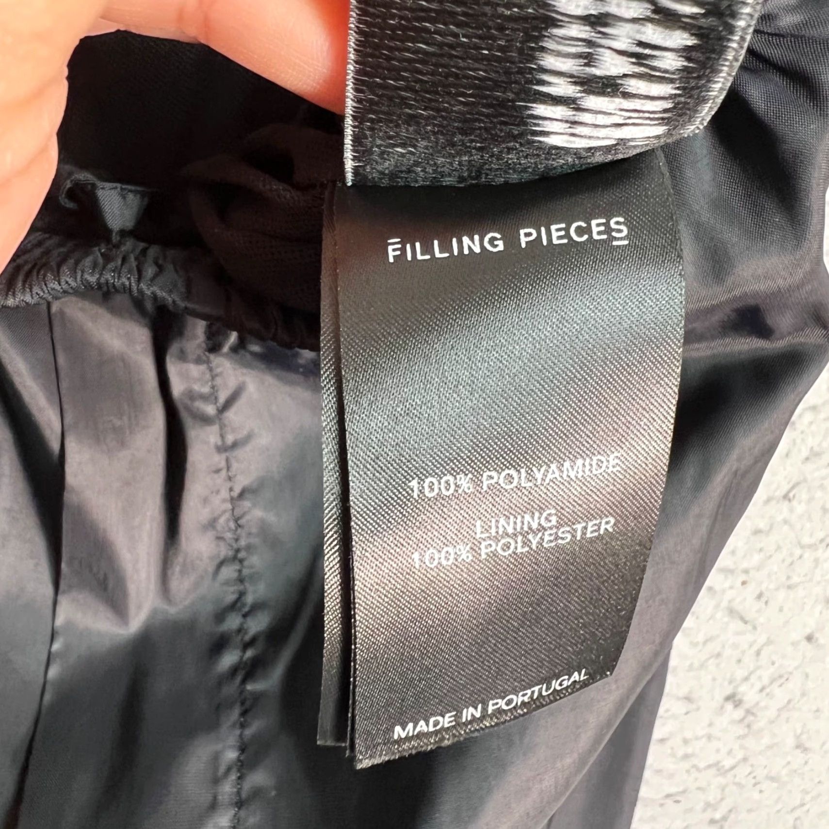 Filling Pieces Filling Pieces Mens Size Small Black Nylon Jogger Pants Size US 28 / EU 44 - 3 Thumbnail