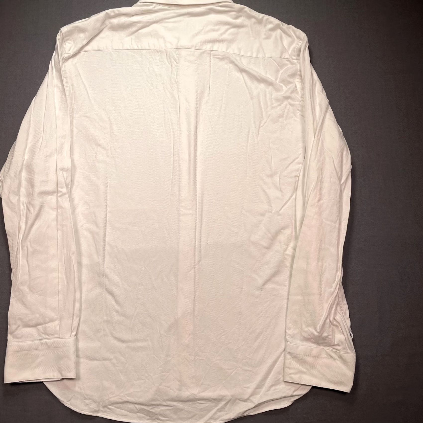 Robert Graham Robert Graham Shirt Mens 44 White Herringbone Long Sleeve Stretch Button-Up Size US XXL / EU 58 / 5 - 6 Thumbnail