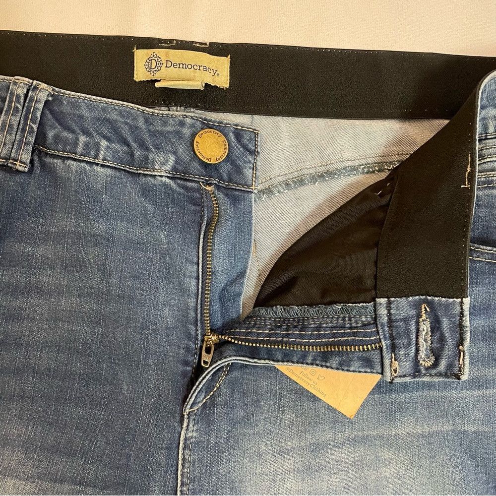 Other NWT New Democracy AB Technology High Rise Skinny Jeans Size Size 42" / US 20 - 8 Thumbnail