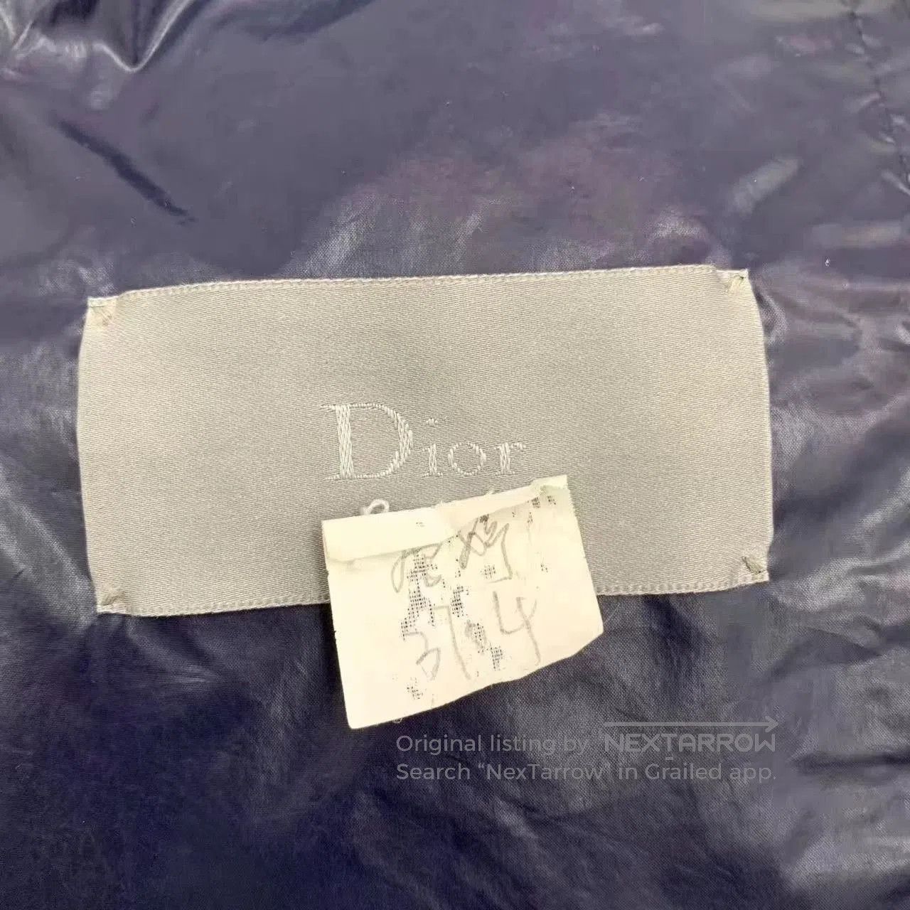 Dior Dior Navy Hooded Down Jacket. Size US XL / EU 56 / 4 - 5 Thumbnail