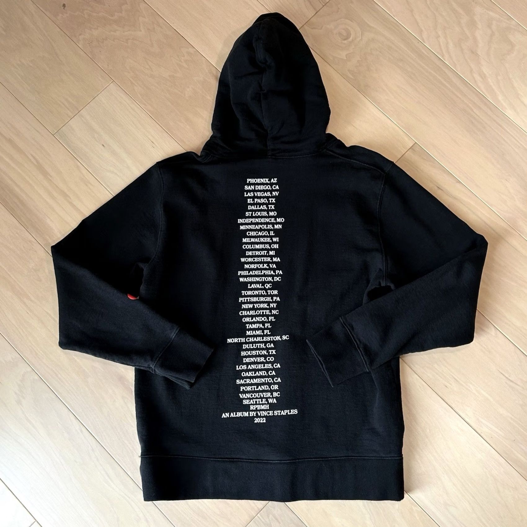 Vince Vince Staples Hoodie Heartbreaker Tour Black Hoodie Men’s M Size US M / EU 48-50 / 2 - 3 Thumbnail
