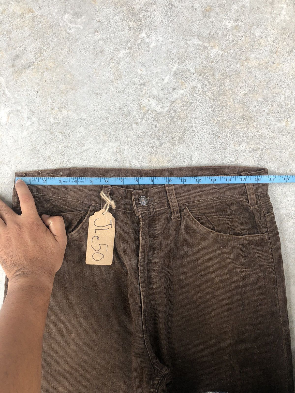 Levi's Vintage 70’s Levi’s Flared Jeans Corduroy Pants 646 Size US 33 - 18 Thumbnail
