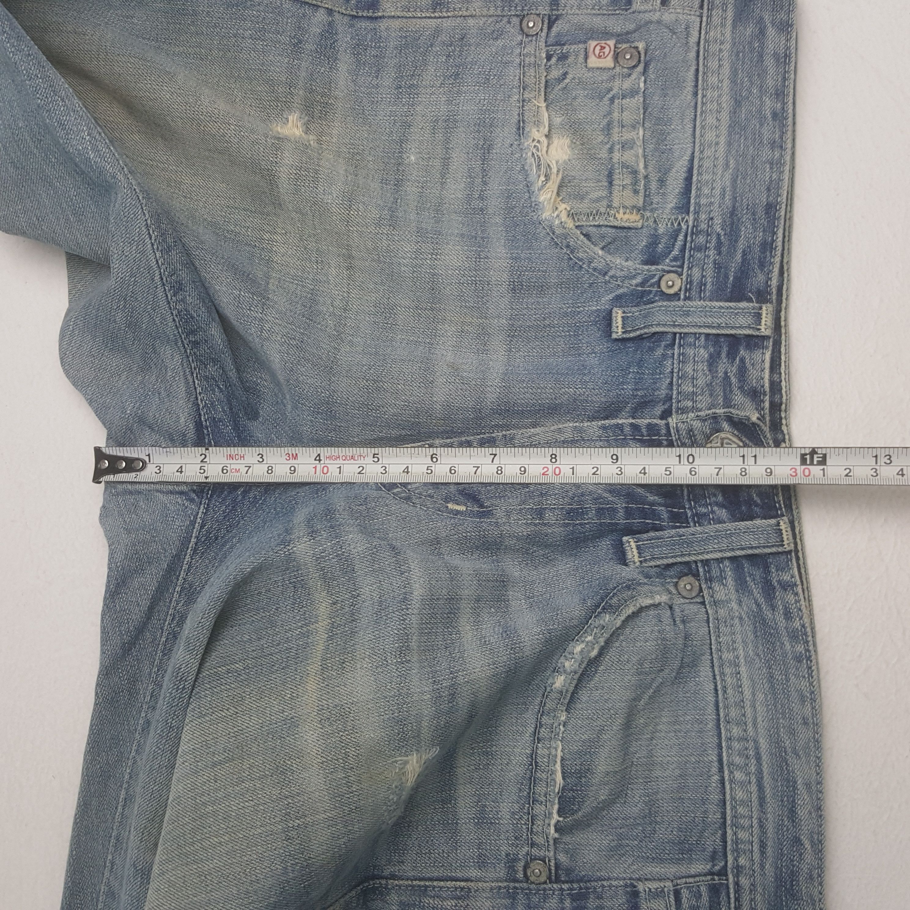 AG Adriano Goldschmied × Vintage Vintage Adriano Goldschmied Distressed Style Denim Jeans Size US 30 / EU 46 - 10 Thumbnail