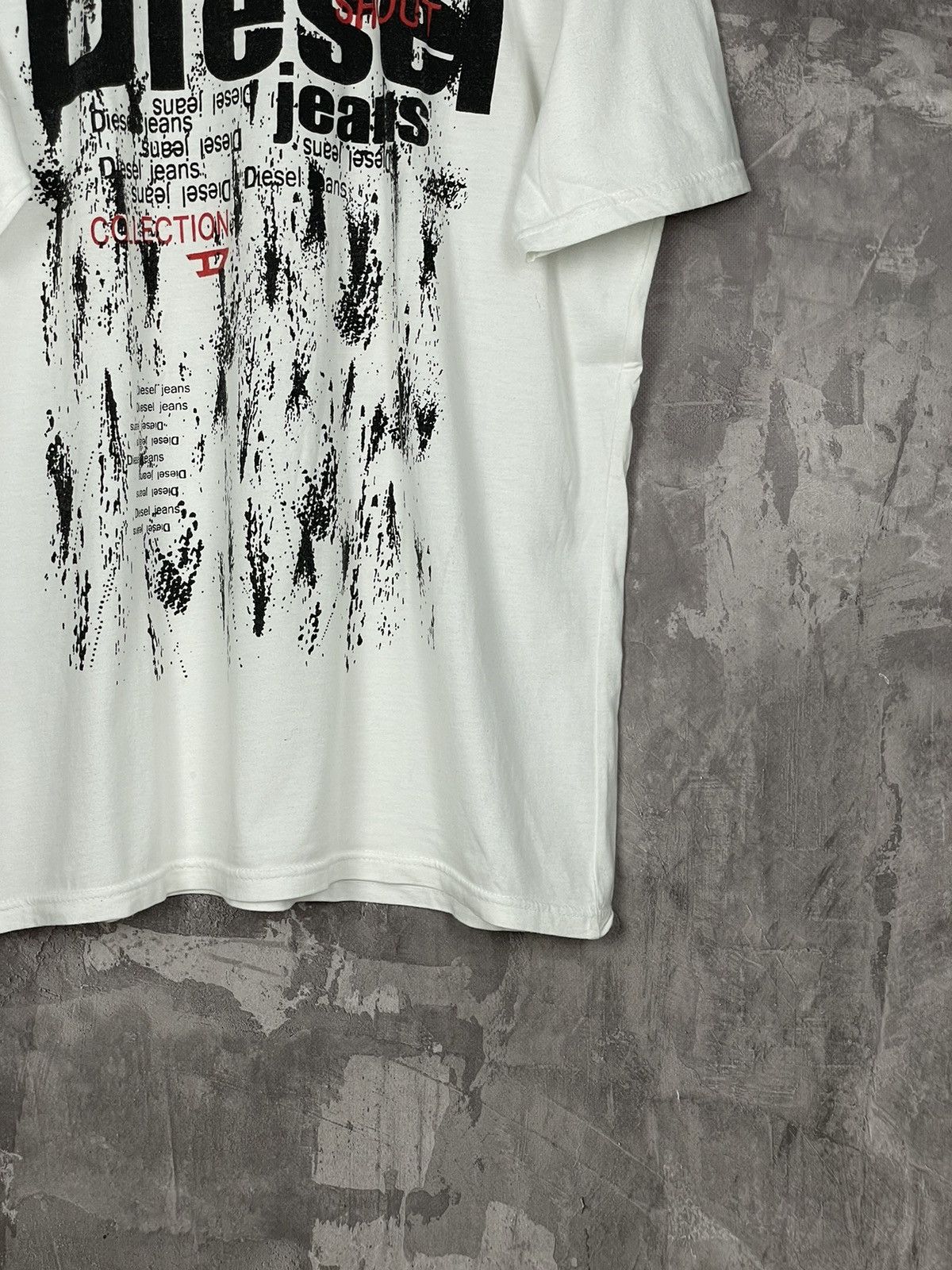 Diesel × Japanese Brand Vintage 90s Diesel Big logo t-shirt retro rare Y2K Size US M / EU 48-50 / 2 - 6 Thumbnail