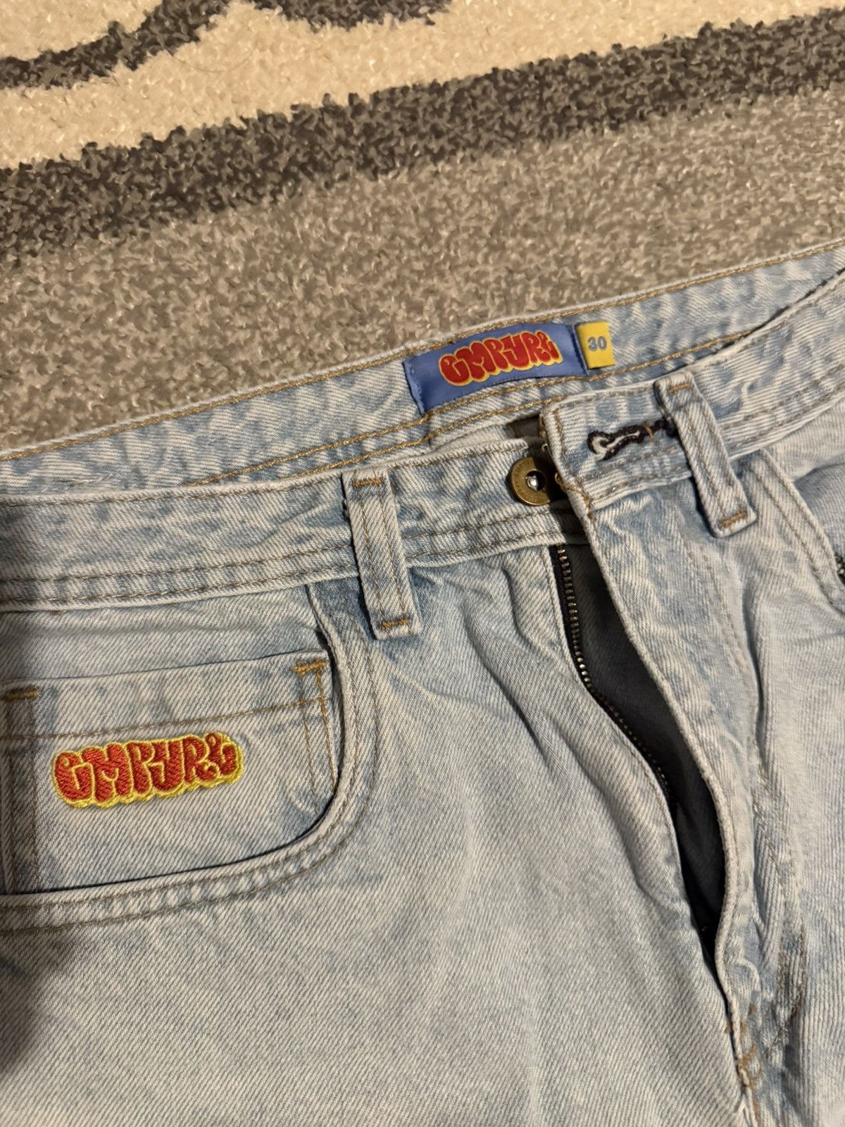 Empyre Light Blue Empyre Baggy Jeans Size US 30 / EU 46 - 3 Thumbnail