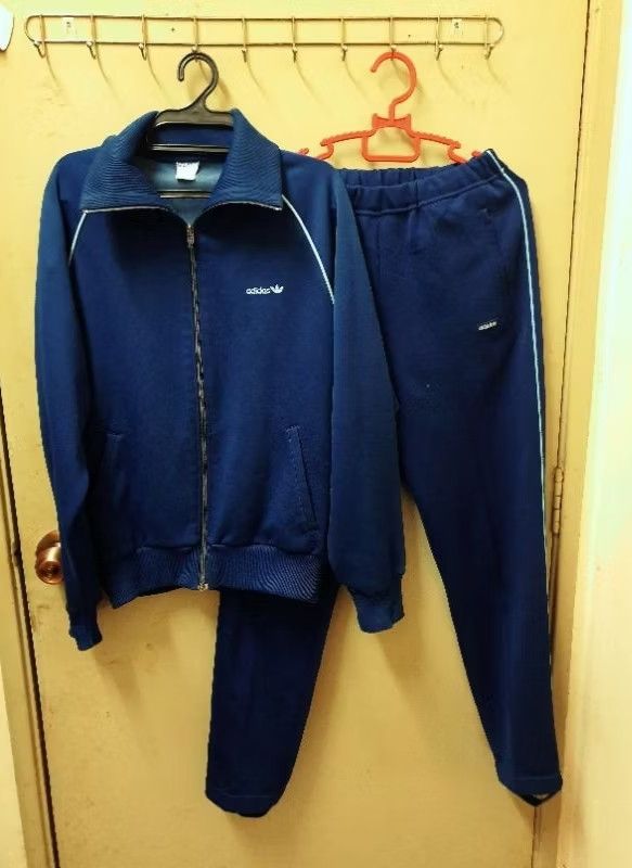 Adidas Tracktop Set ADIDAS Vintage (Made In Japan) Size US M / EU 48-50 / 2 - 2 Thumbnail