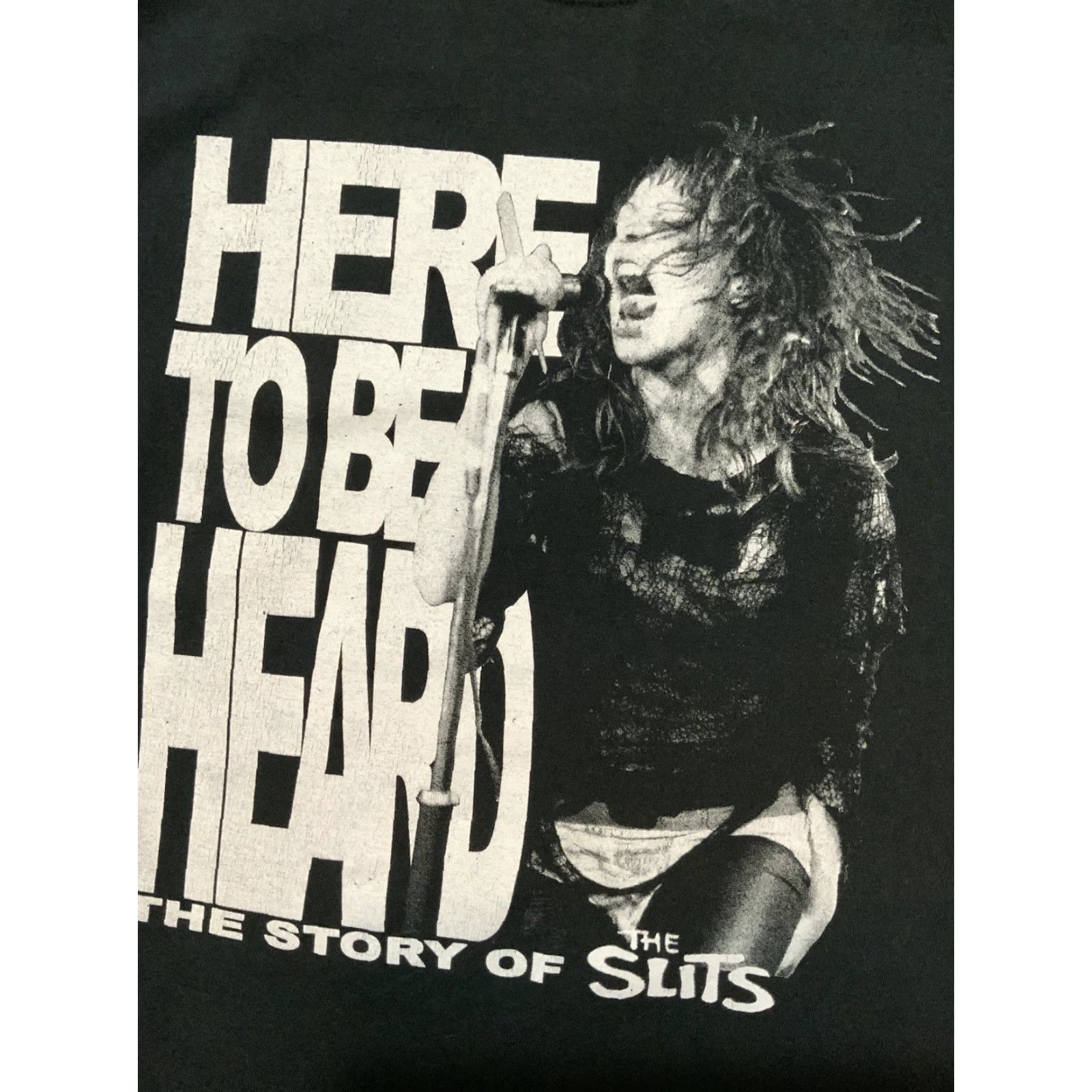 Gildan Here To Be Heard The Story Of The Slits Punk Rock Band Graphic Black T-Shirt M Mens Brand Gildan Size M Color Black Size US M / EU 48-50 / 2 - 5 Thumbnail