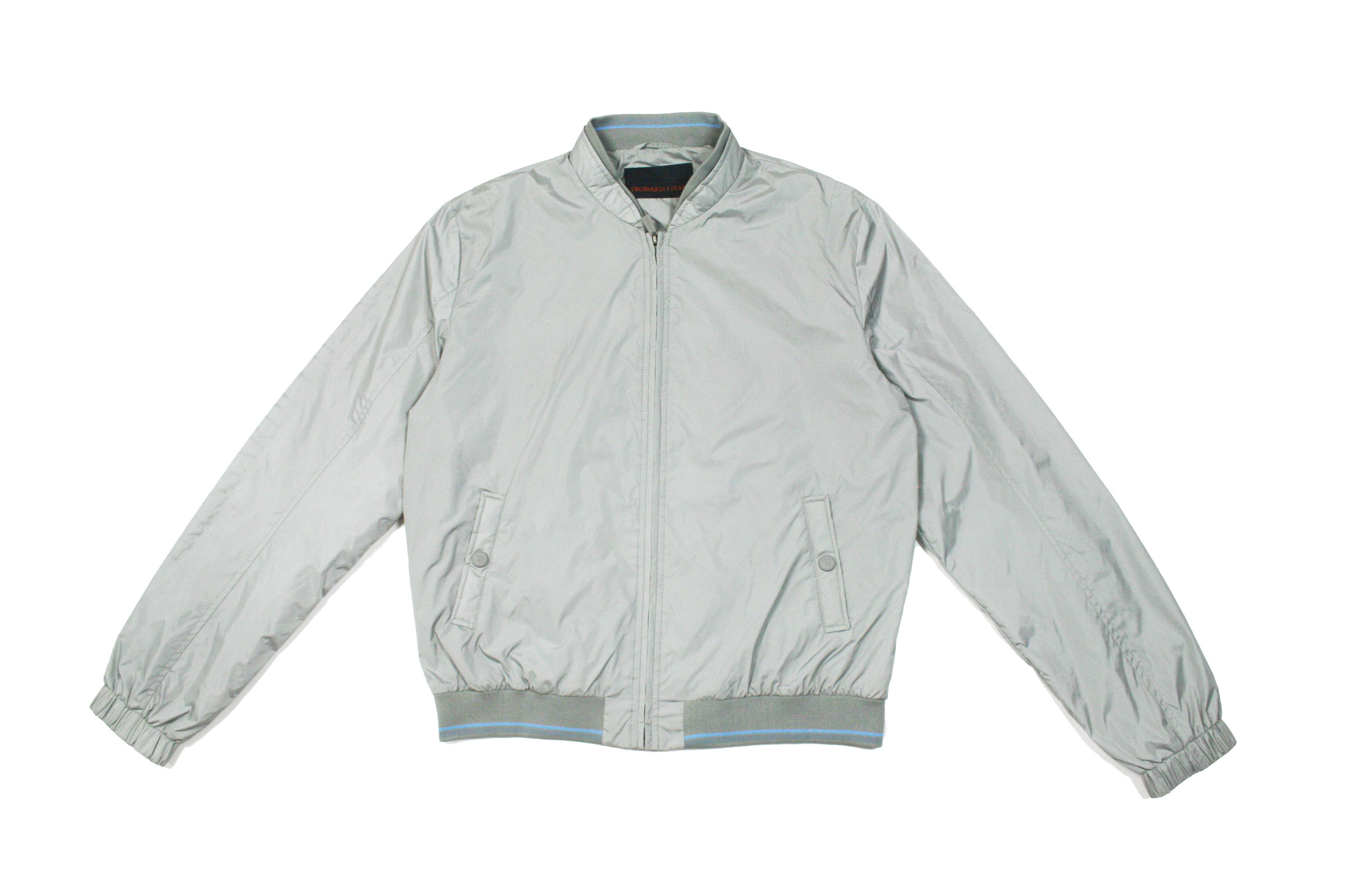 Trussardi Big Logo Bomber Jacket Size US L / EU 52-54 / 3 - 1 Thumbnail
