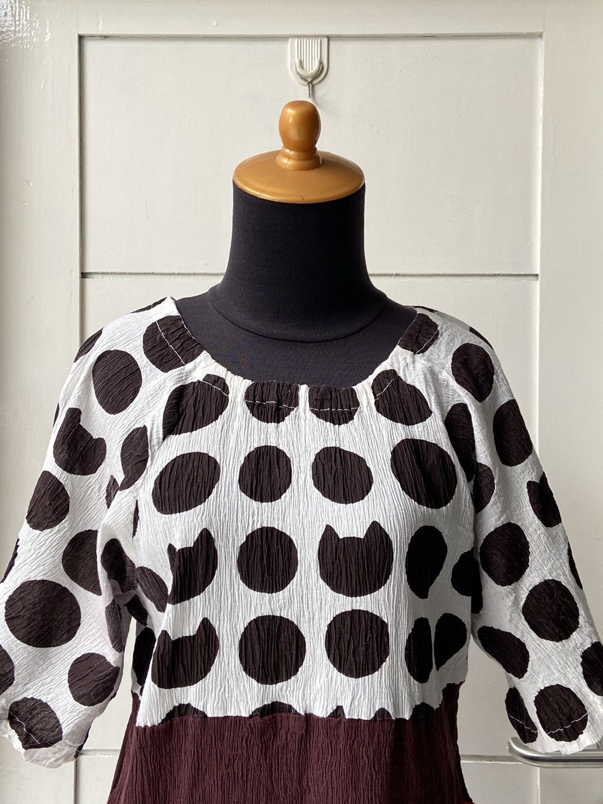 TSUMORI CHISATO Polkadot Midi Dress