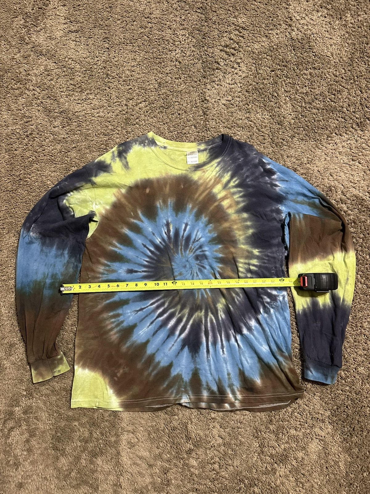 Gildan Vintage Tie-Dye “green & blue” shirt 00s size Xl Size US XL / EU 56 / 4 - 3 Thumbnail