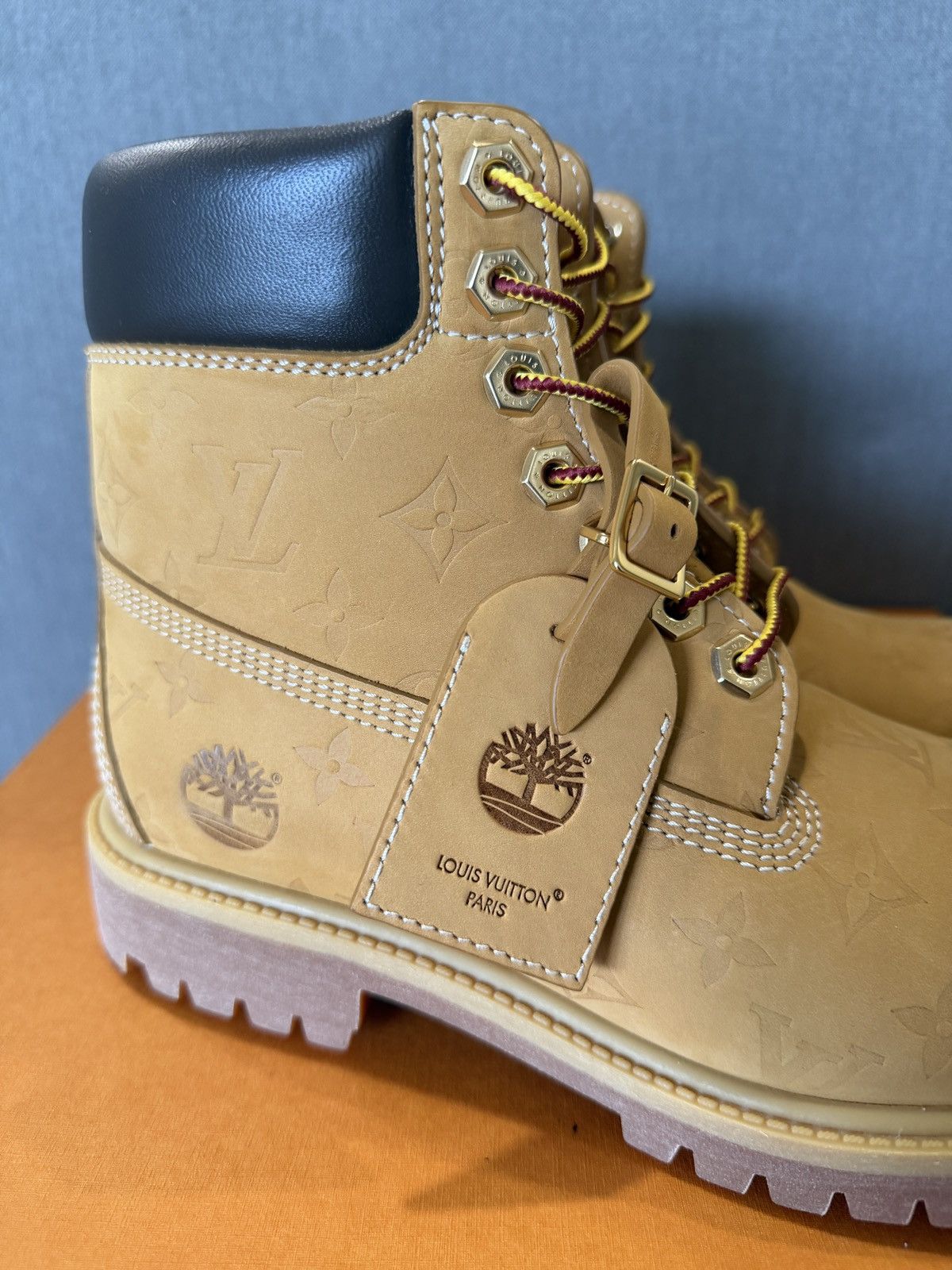 Louis Vuitton LOUIS VUITTON TIMBERLAND 6’ BOOT WHEAT Size US 8.5 / EU 41-42 - 5 Thumbnail