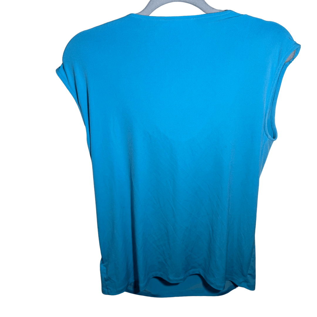 Michael Kors Michael Kors Cowl Neck Zipper Shoulder Sleeveless blue Size M / US 6-8 / IT 42-44 - 3 Thumbnail