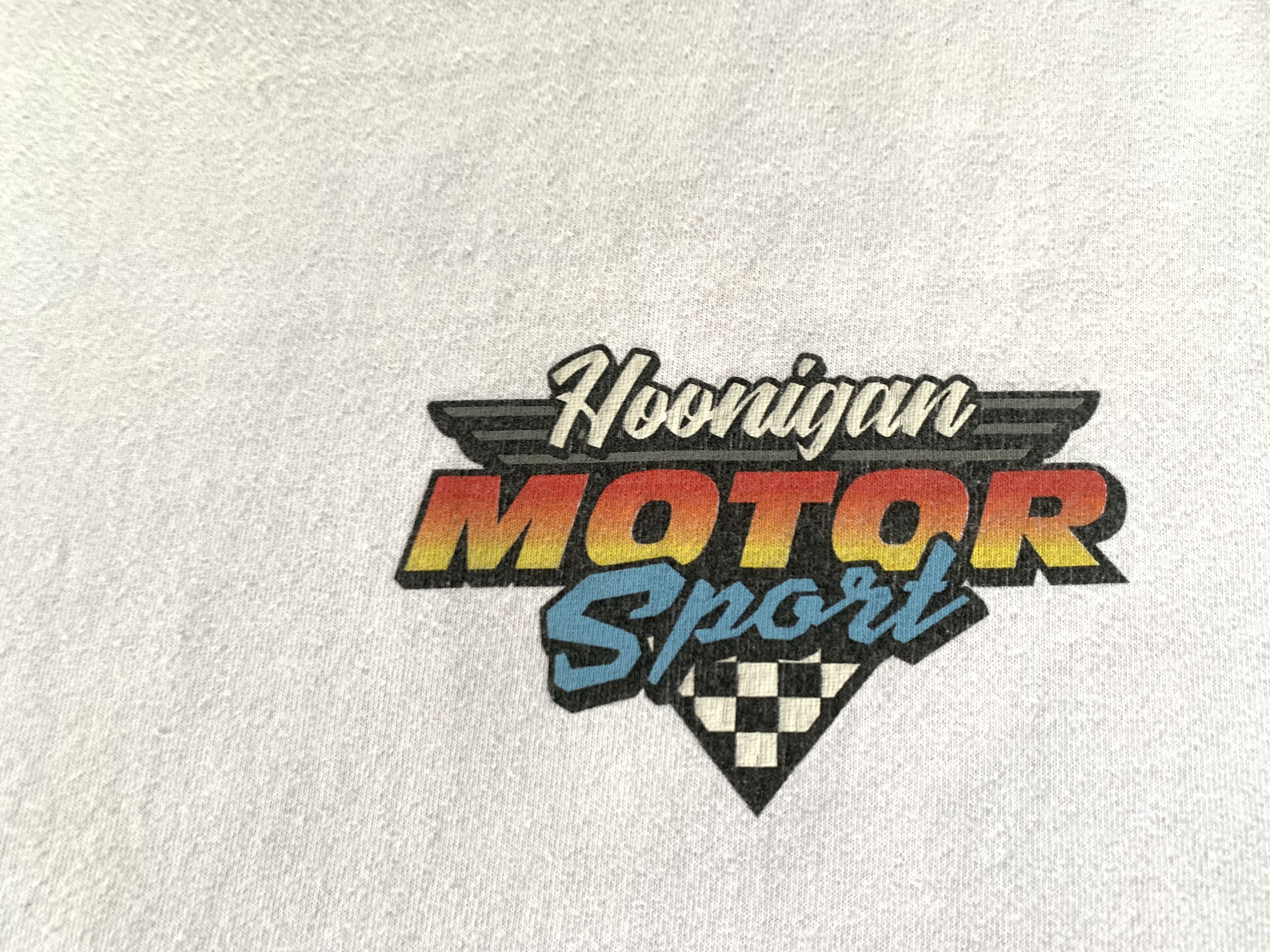 Vintage Hoonigan Motor Sport White Printed Long Sleeve Size US XXL / EU 58 / 5 - 5 Thumbnail