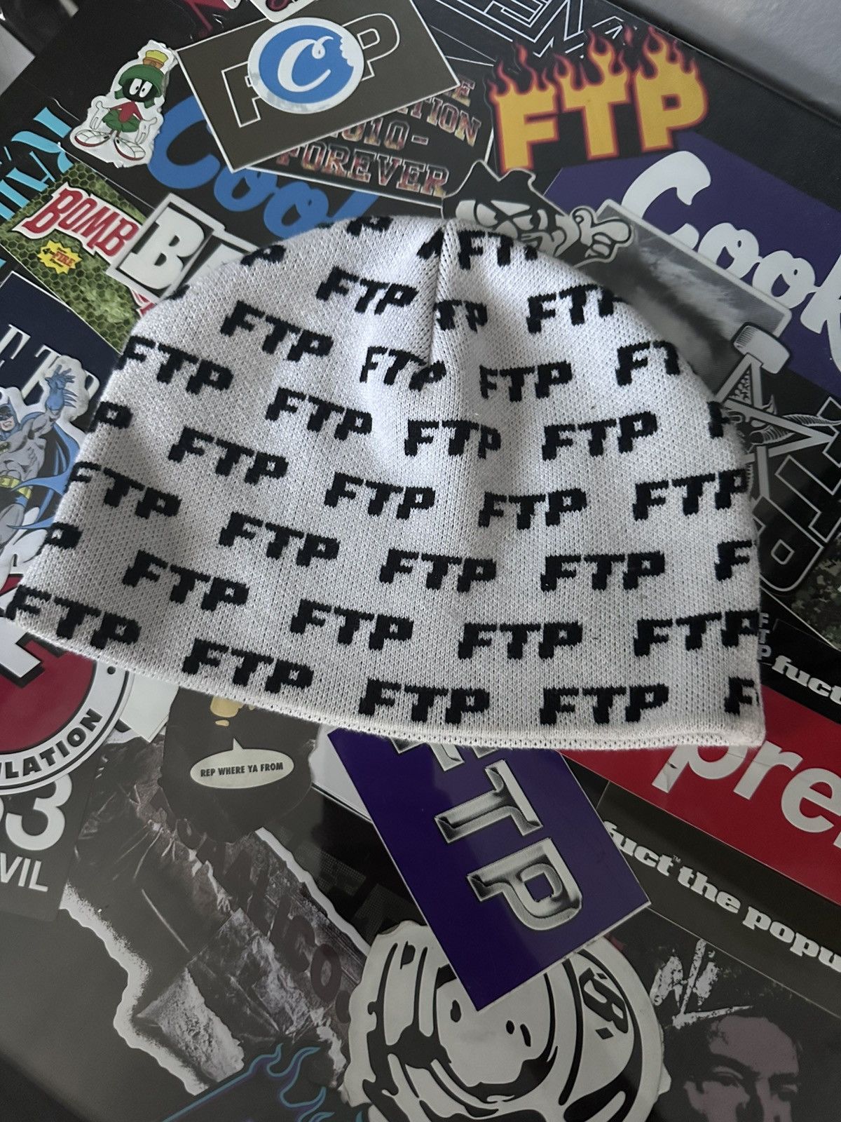 Fuck The Population FTP ALLOVER BEANIE Size ONE SIZE - 1 Preview