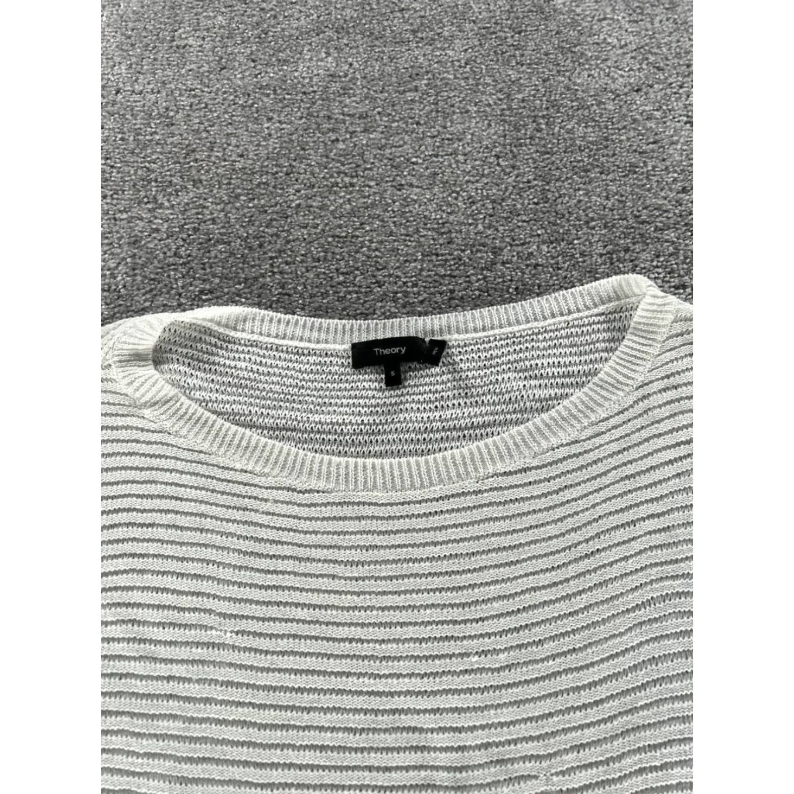 Theory Theory Sweater Womens Small White Open Knit Pullover Size S / US 4 / IT 40 - 2 Thumbnail