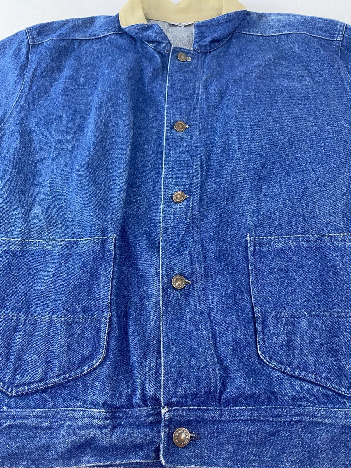 Other The Talbot Indigo Denim Chore Jeans Jacket Corduroy Collar Size US XL / EU 56 / 4 - 4 Thumbnail