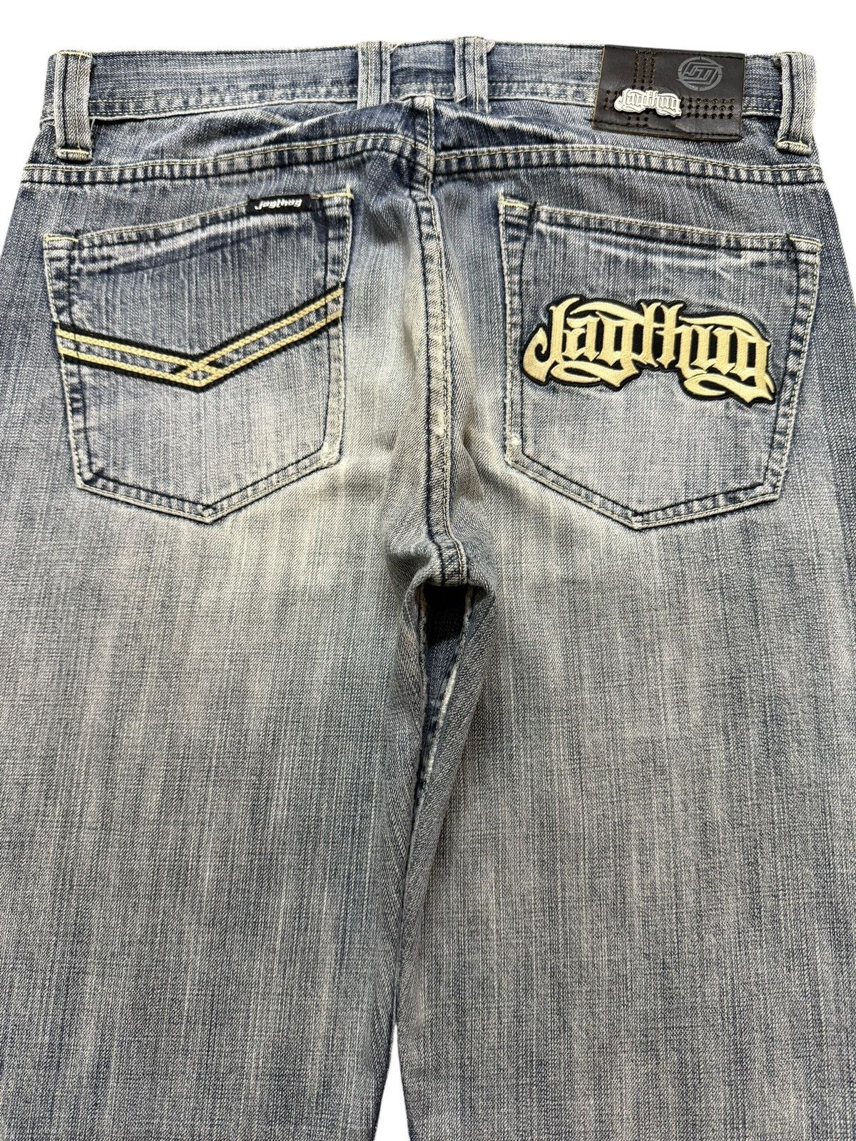 If Six Was Nine Vintage Japanese Brand Faded Wash Clawmark Distressed Loose Size US 32 / EU 48 - 5 Thumbnail