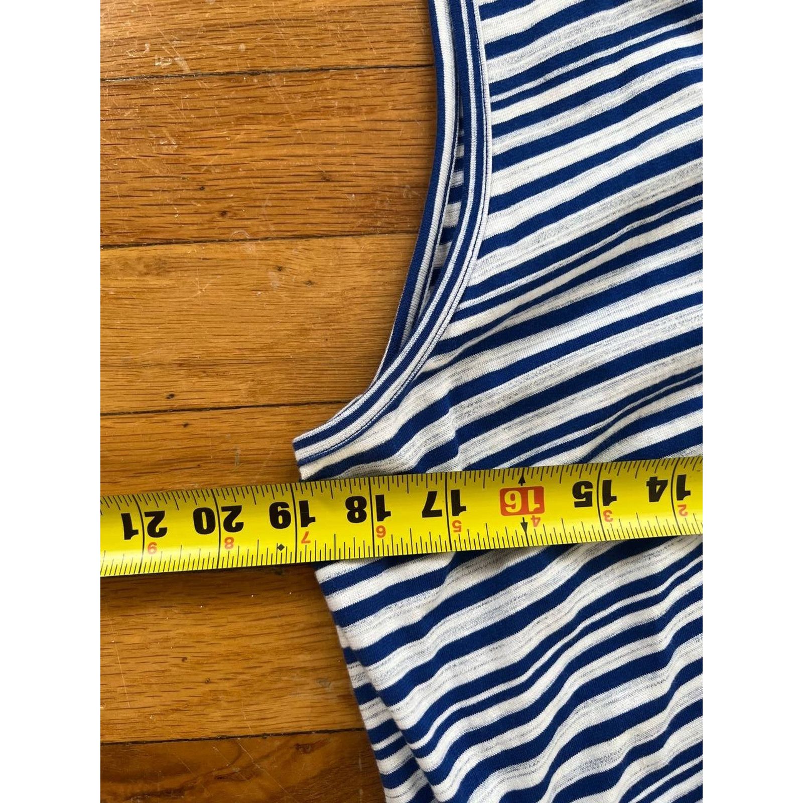 Robert Talbott Talbots Blue Sleeveles Tank Dress Side Tie Cotton XL A000911 Size XL / US 12-14 / IT 48-50 - 4 Thumbnail
