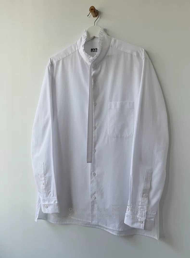 Yohji Yamamoto Yohji Yamamoto 22AW Yohji Yamamoto Palace Collar Shirt Size US L / EU 52-54 / 3 - 3 Thumbnail