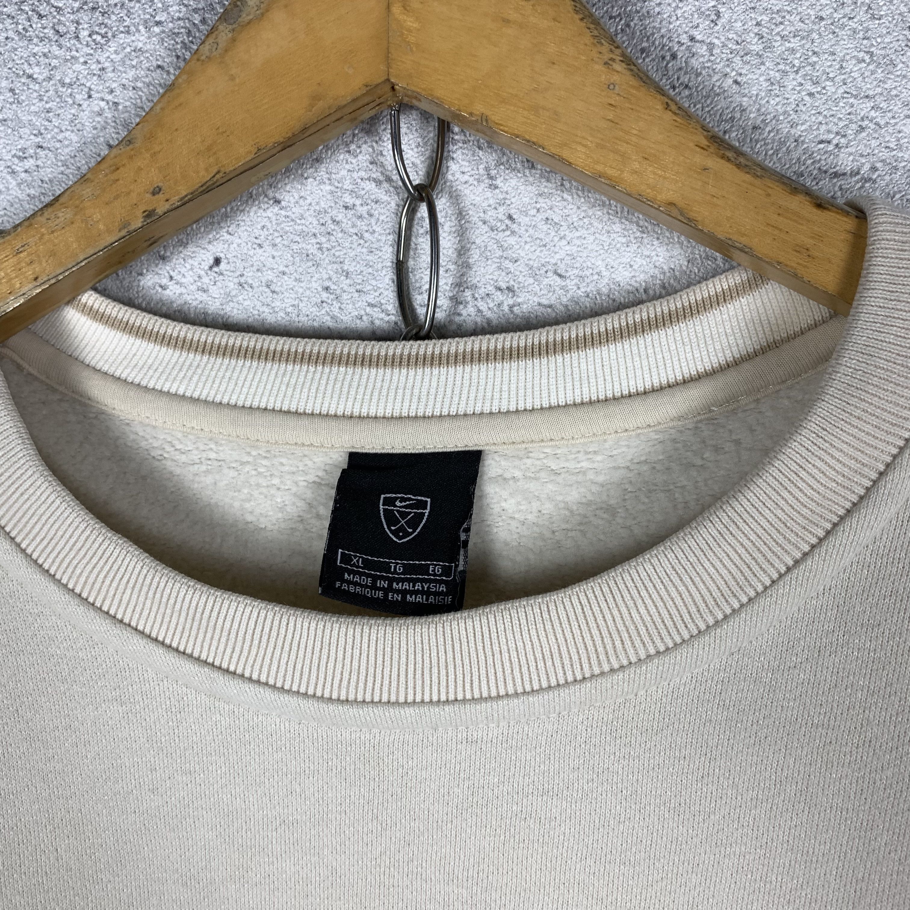 Nike Nike Golf Beige Sweatshirt Crewneck Size US XL / EU 56 / 4 - 4 Thumbnail