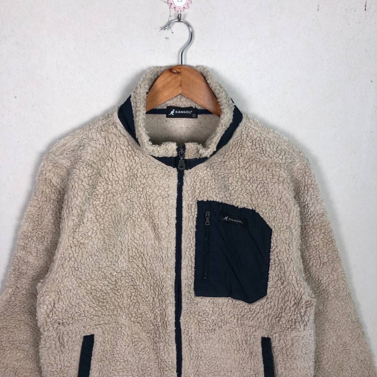 Kangol Vintage Kangol Pile Fleece Jacket Size US L / EU 52-54 / 3 - 3 Thumbnail