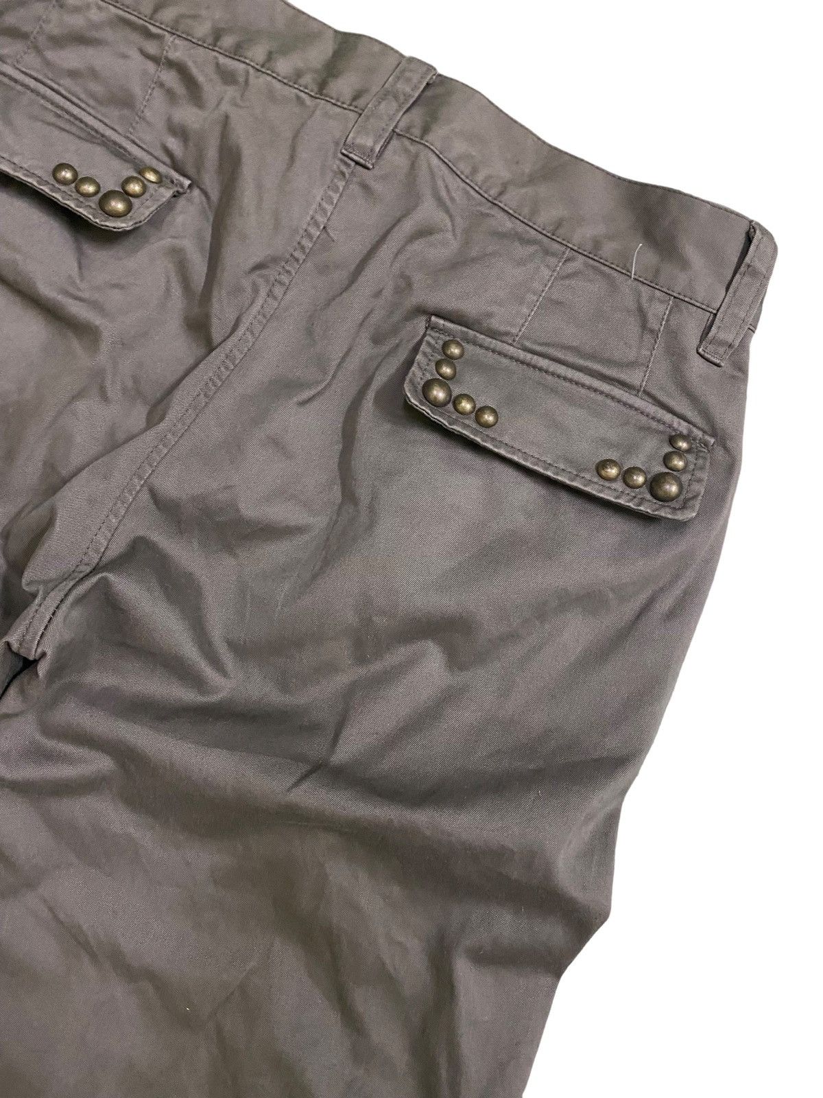 ANTONIO MIRO 💥Avant Garde Antonio Miro Studs Cargo Pant Size US 30 / EU 46 - 4 Thumbnail