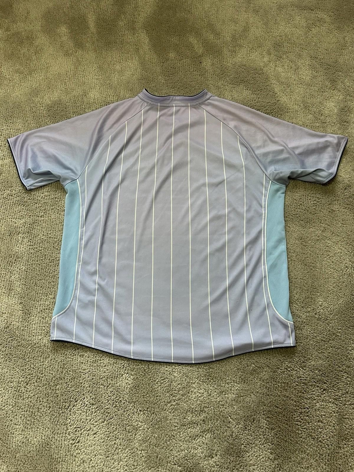 Le Coq Sportif MANCHESTER CITY 2007/08 Football Shirt Vintage Jersey Soccer Size US XL / EU 56 / 4 - 8 Thumbnail