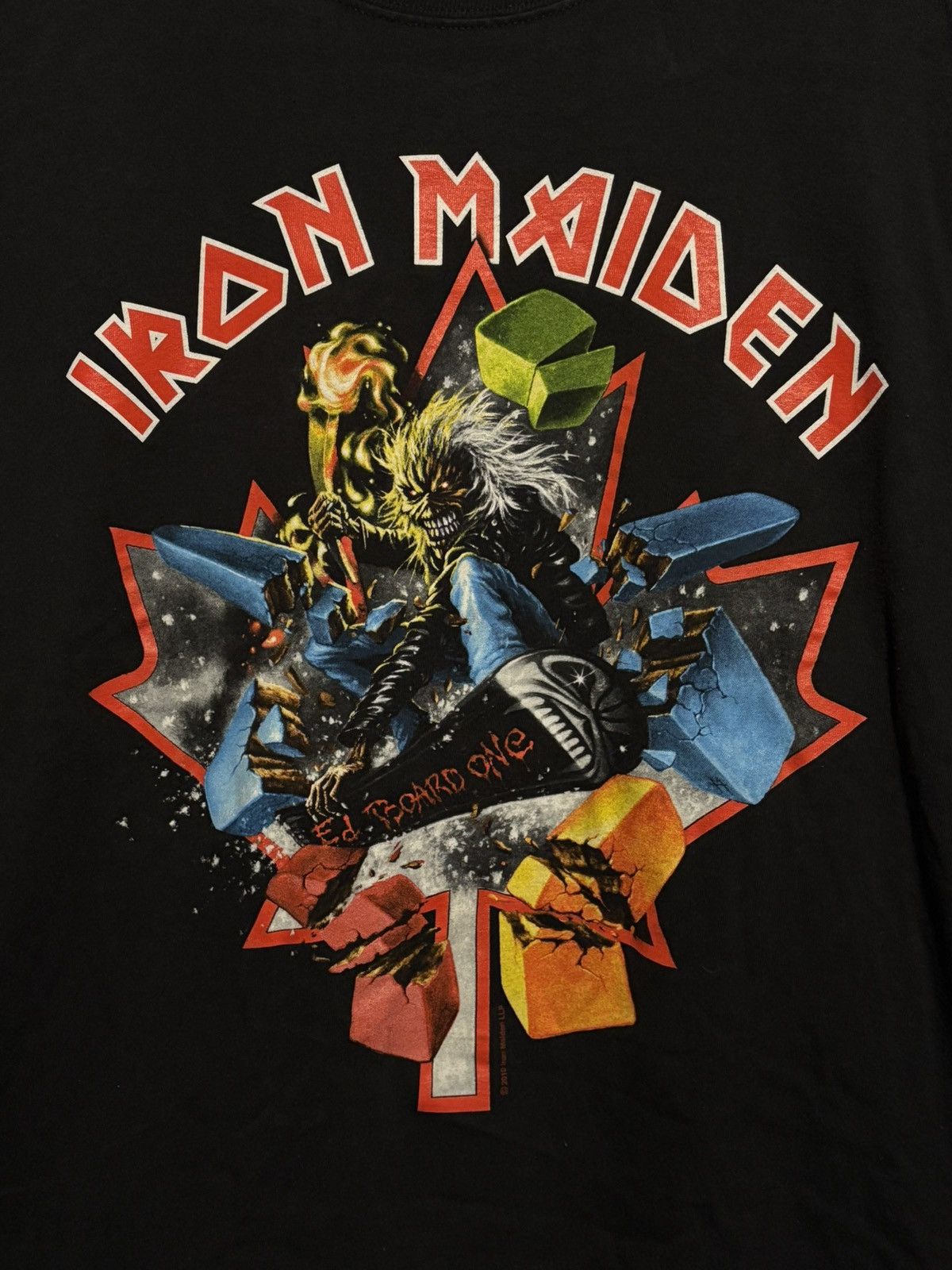 Iron Maiden 2010 Iron Maiden The Final Frontier Canada Tour T-Shirt 3XL Size US XXL / EU 58 / 5 - 2 Thumbnail