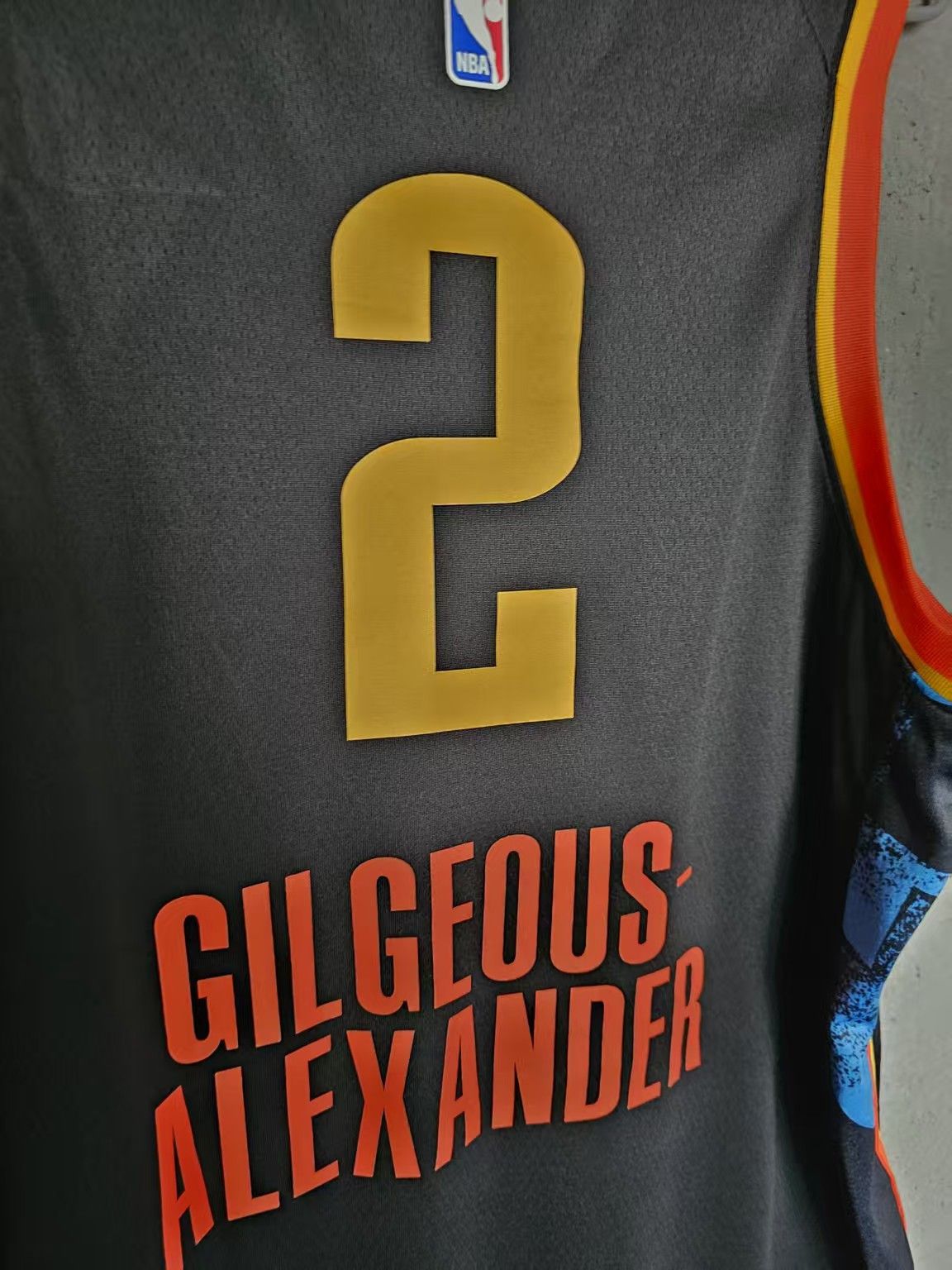 NBA Oklahoma City Thunder #2 Shai Gilgeous-Alexander Jersey L Size US L / EU 52-54 / 3 - 4 Thumbnail