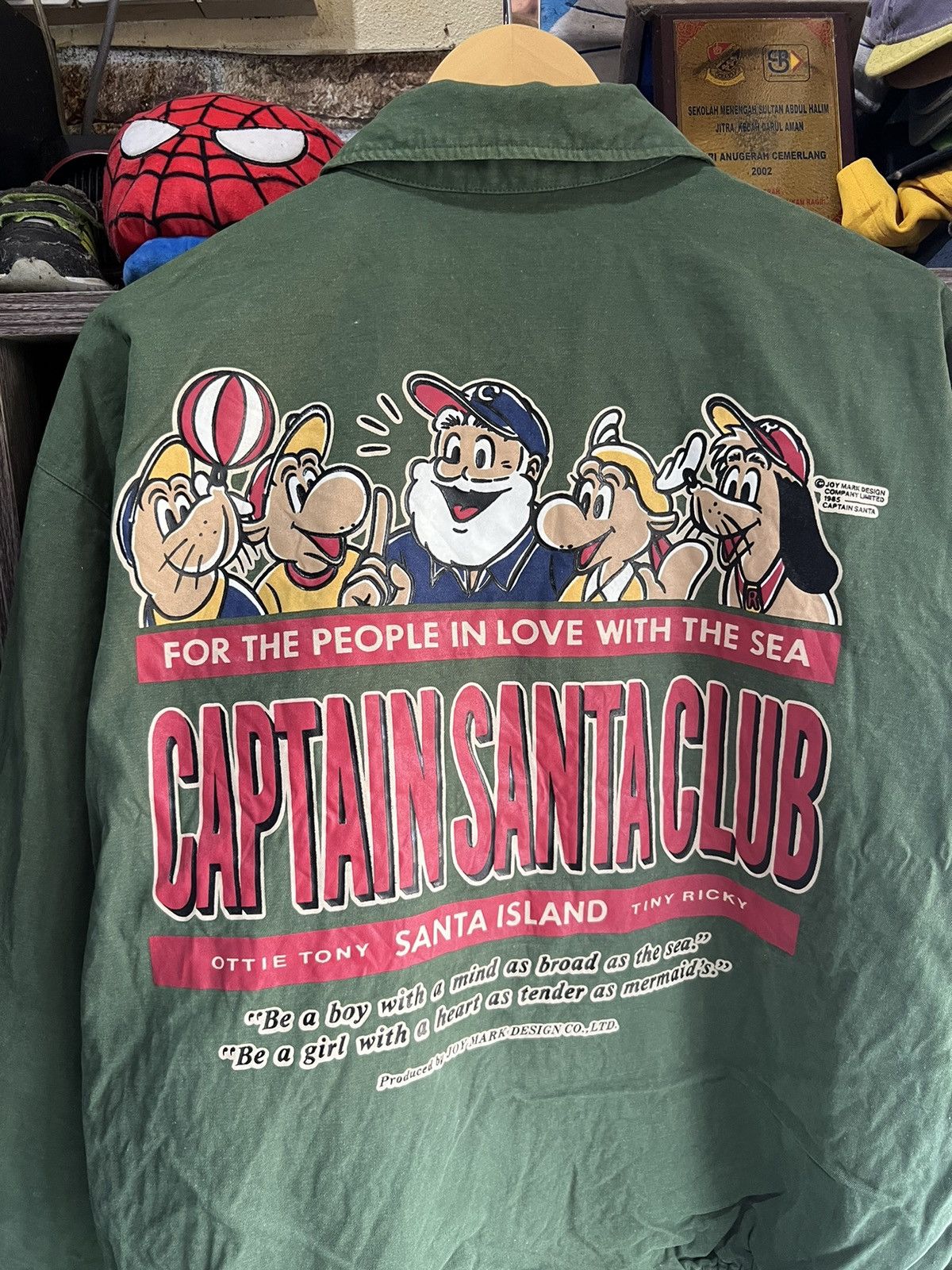 Captain Santors 🔥Vintage Captain Santa Club Zipper Jacket Size US XL / EU 56 / 4 - 14 Thumbnail