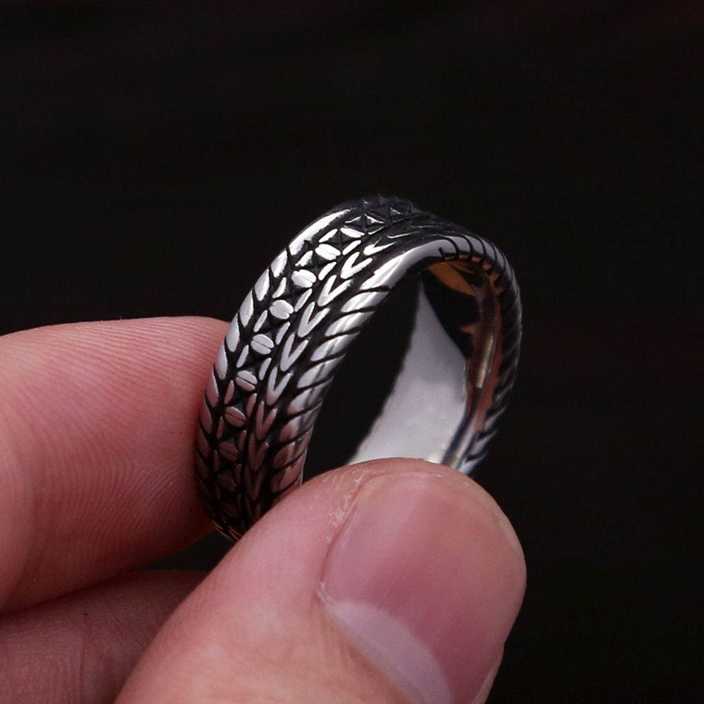 Jewelry Creative Retro Simple Braided Ring Size ONE SIZE - 1 Thumbnail