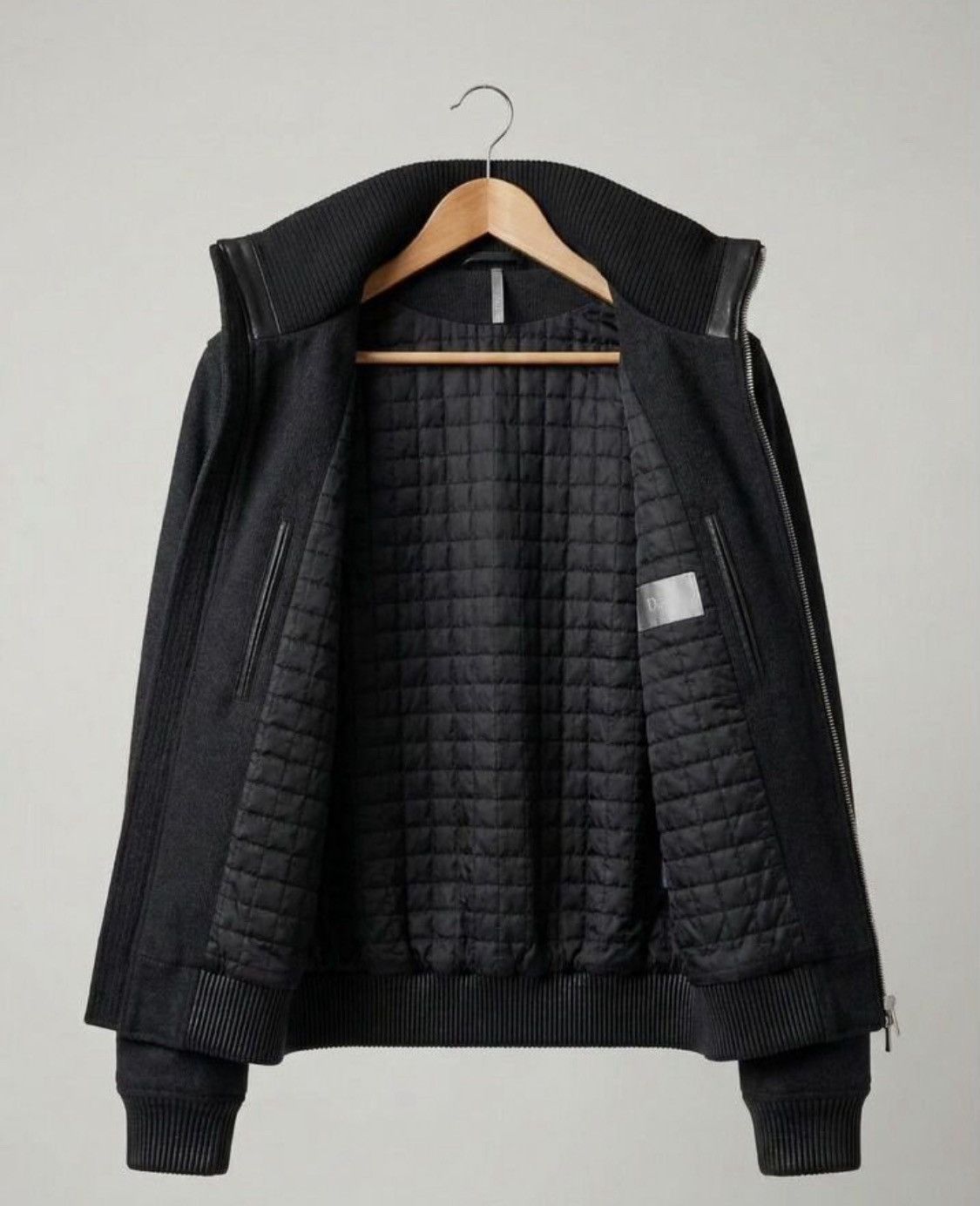 Dior Dior Homme Wool Leather Detail Bomber Jacket Size US M / EU 48-50 / 2 - 3 Thumbnail