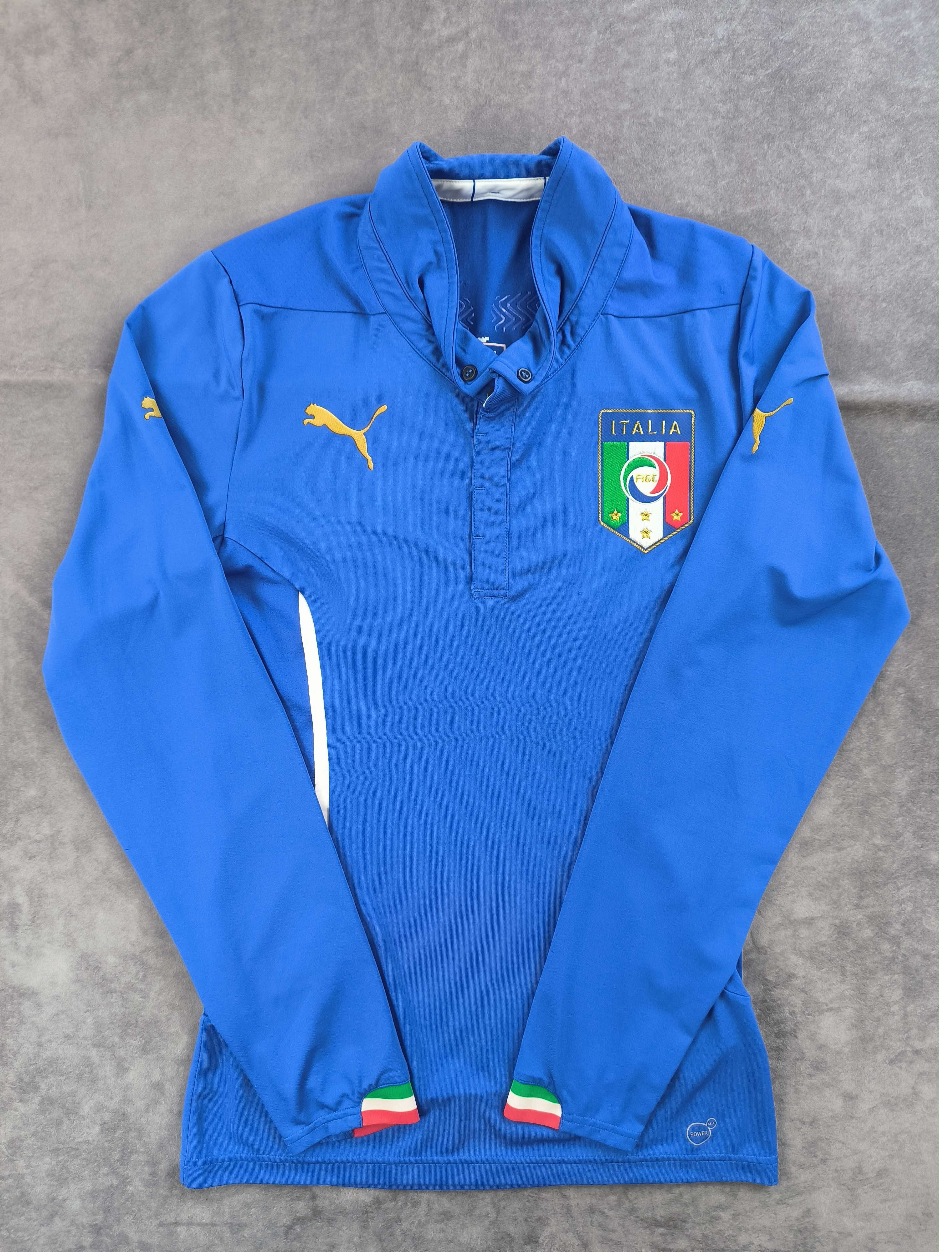 Puma Italy 2014-16 Puma home LS Player Issue football jersey sz L Size US L / EU 52-54 / 3 - 1 Thumbnail