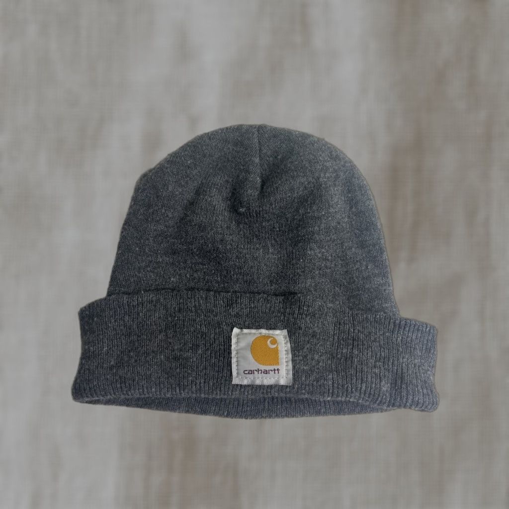 Carhartt Carhartt Beanie Mens One Size Gray Acrylic Knit Skull Cap Charcoal Size ONE SIZE - 1 Thumbnail